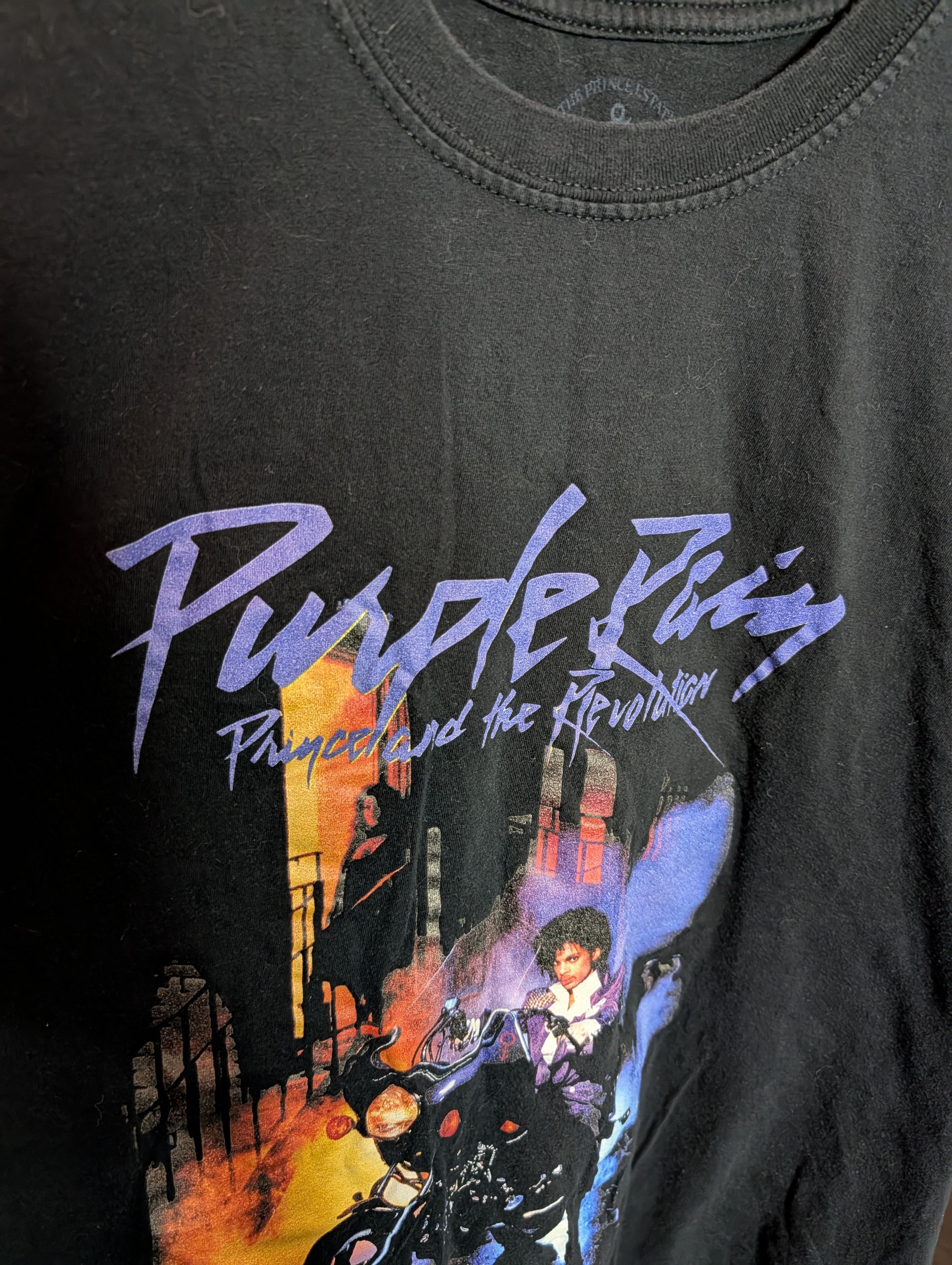 Prince The Prince Estate Official Approved Purple Rain Graphic Tee Size US L / EU 52-54 / 3 - 3 Thumbnail