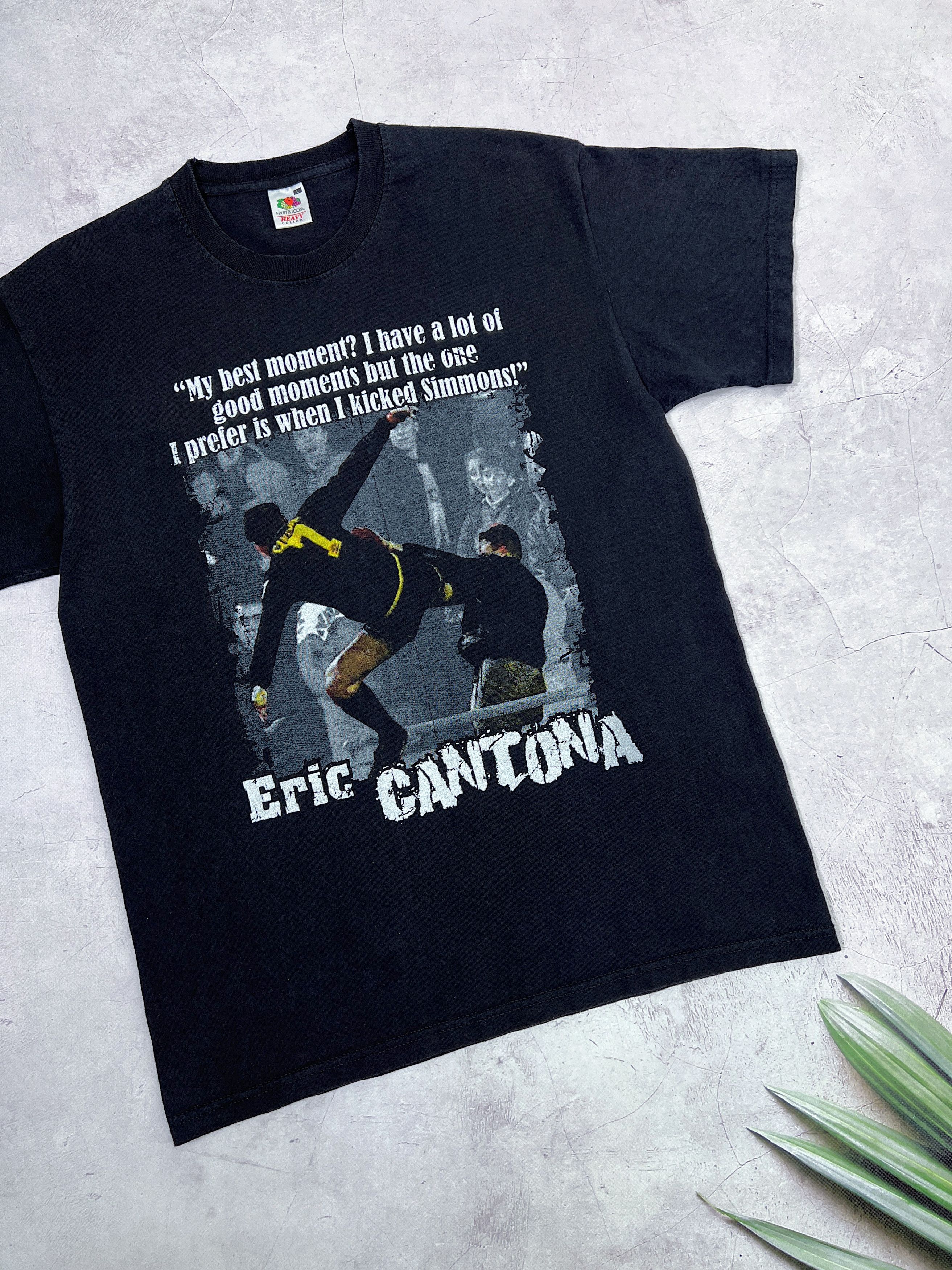 Vintage Vintage Eric Cantona T-Shirt My Best Monent | Grailed