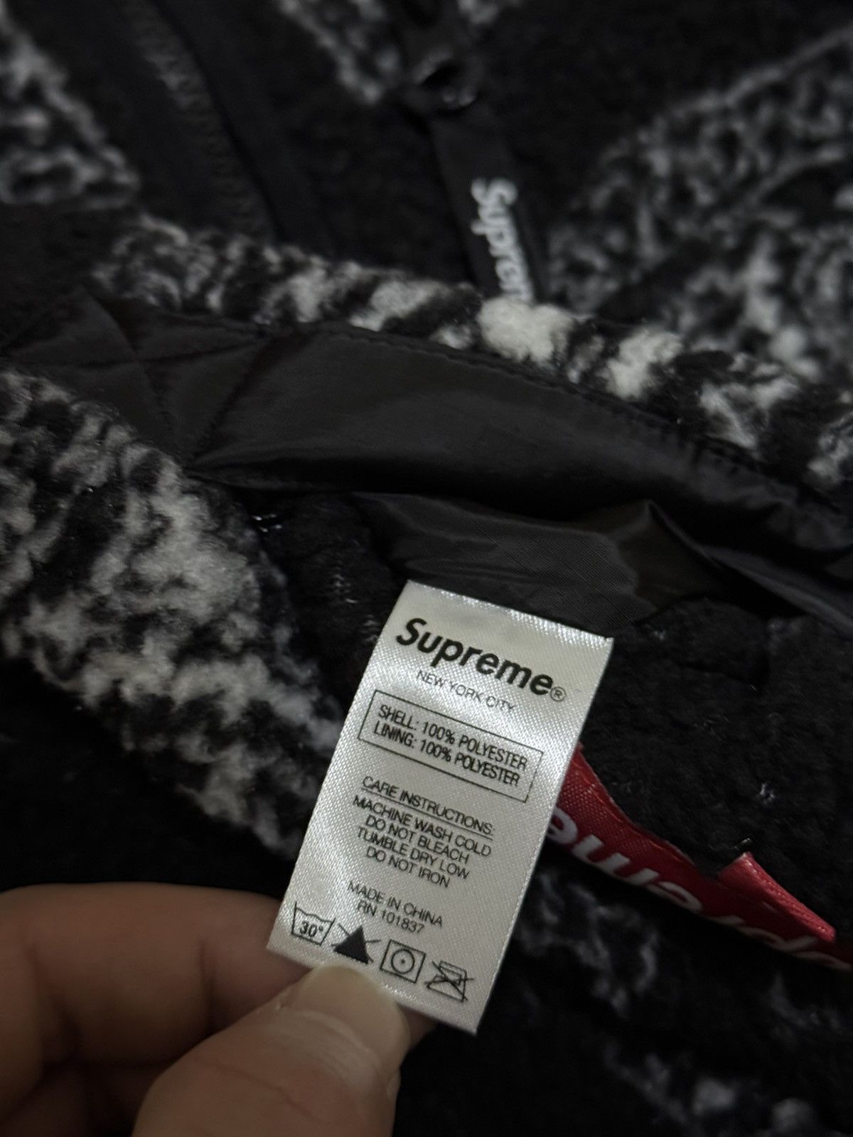 Supreme Supreme reversible Black bandana fleece Jacket Size US S / EU 44-46 / 1 - 4 Thumbnail