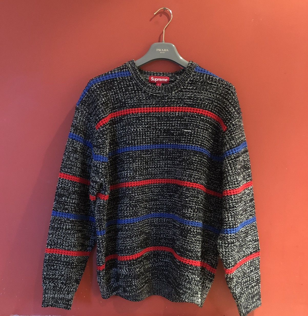 Supreme Waffle Small Box Sweater | Grailed