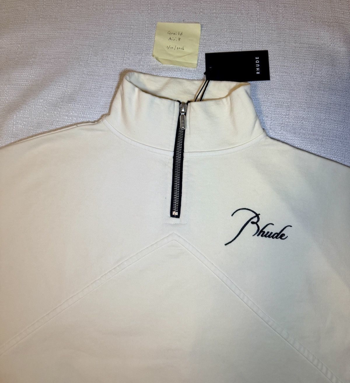 Rhude Rhude Quarter Zip pullover sweatshirt Size US M / EU 48-50 / 2 - 2 Thumbnail