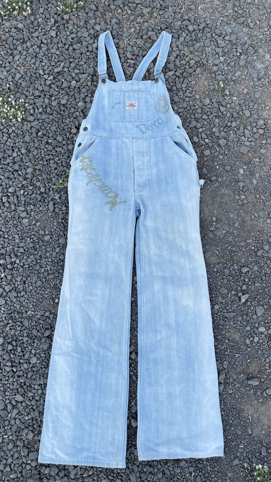 Carhartt Vintage Carhartt Denim Overalls 60s Size US 32 / EU 48 - 3 Thumbnail