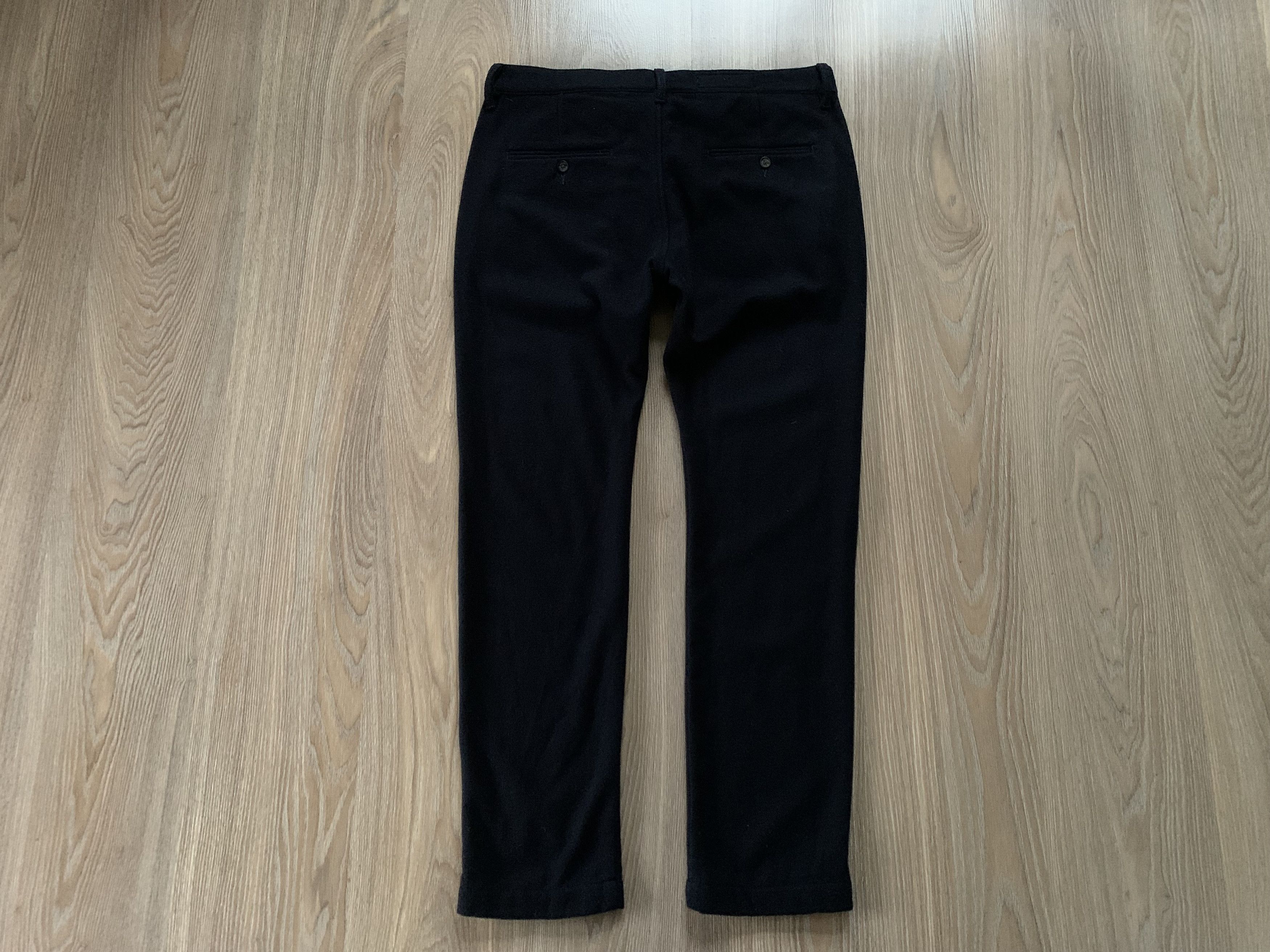 Designer Atelier Beaurepaire Black Wool Pants Trousers Size US 32 / EU 48 - 3 Thumbnail