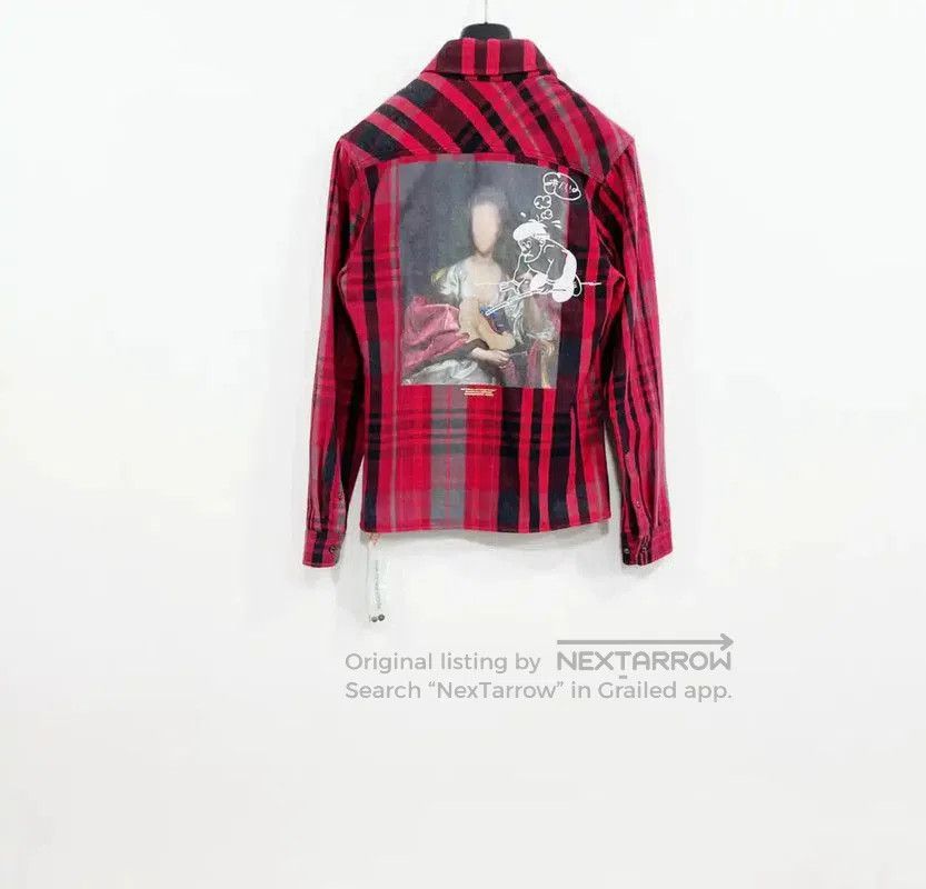 Off-White Off-White Red Plaid Men's Jacket . Size US S / EU 44-46 / 1 - 2 Thumbnail