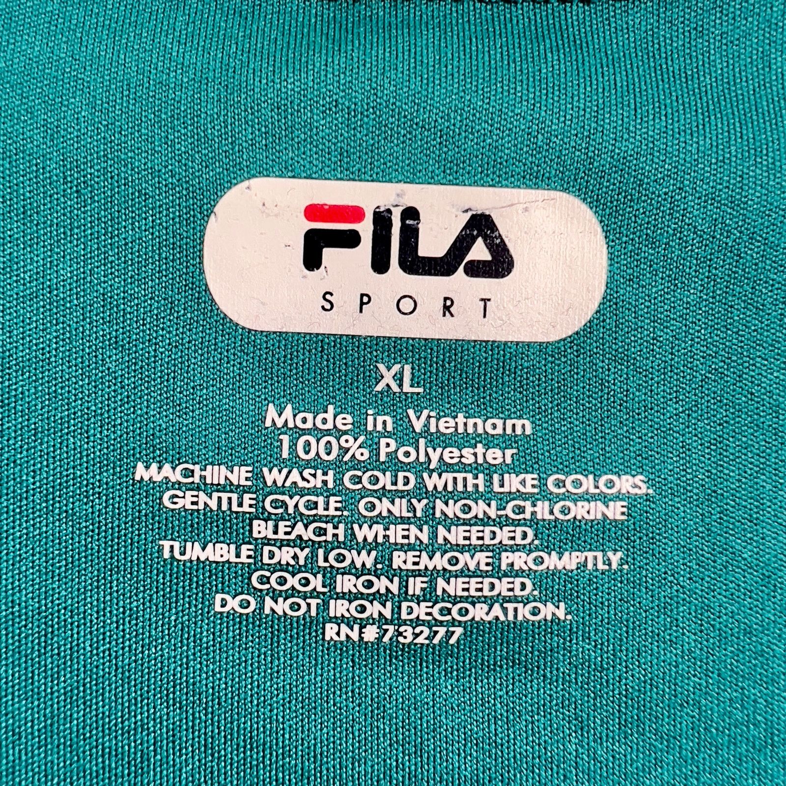 Fila Sleeveless Performance Shirt Fila Sport XL Green Wicking Size XL / US 12-14 / IT 48-50 - 2 Thumbnail