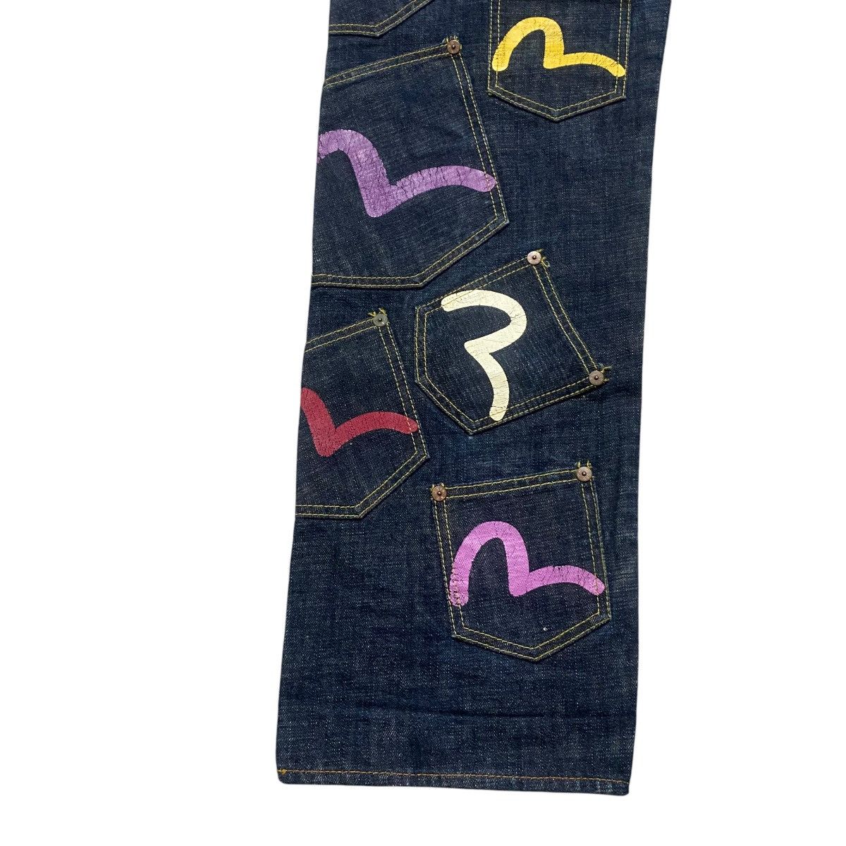 Evisu Evisu Paris Denim Multi Pocket Selvedge Jeans Size US 34 / EU 50 - 13 Thumbnail