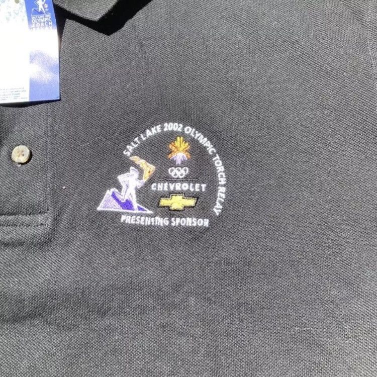 USA Olympics × Vintage Vintage 2002 Winter Olympics Salt Lake City Polo Shirt Size US XL / EU 56 / 4 - 2 Thumbnail