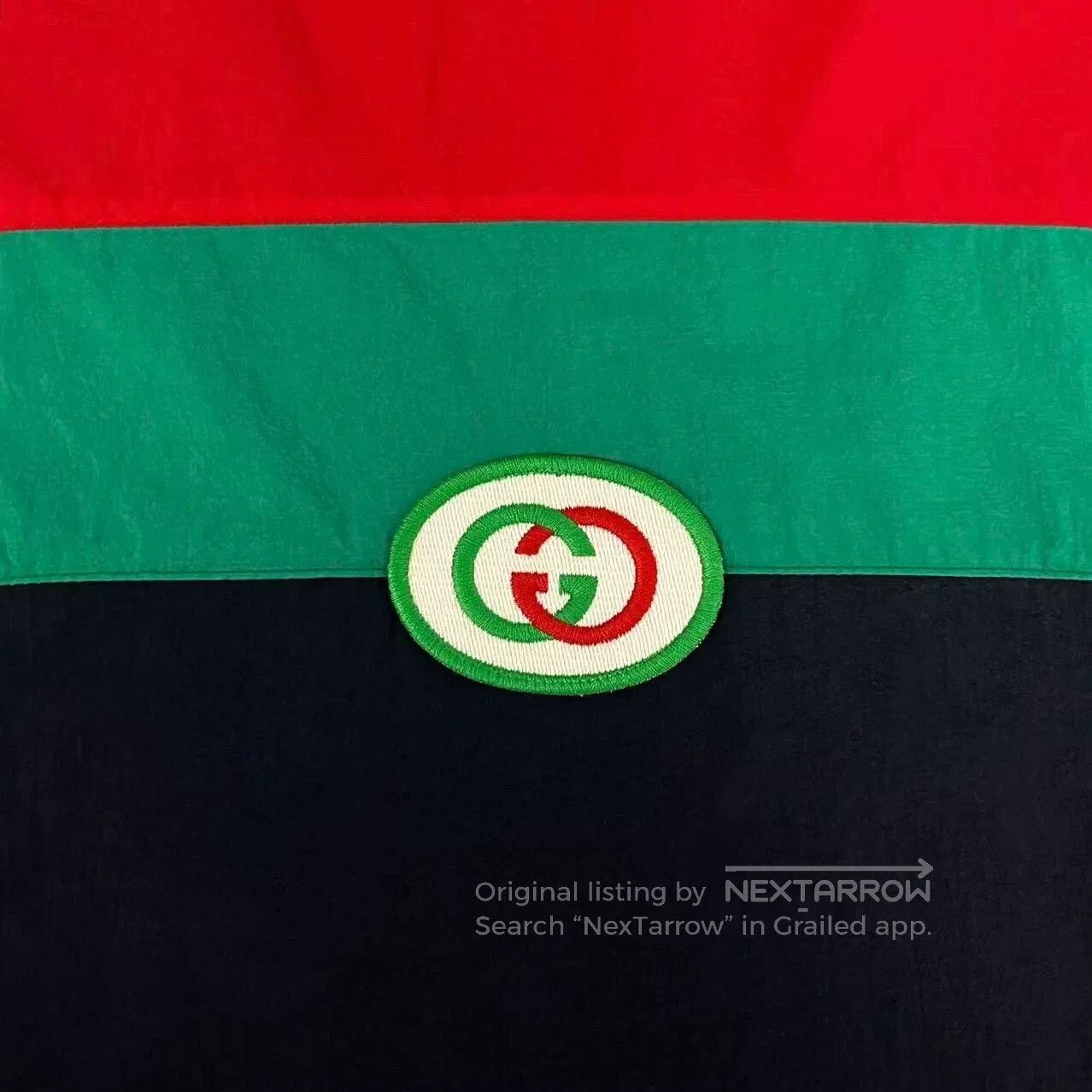 Gucci gucci color block embroidered zip jacket. Size US XL / EU 56 / 4 - 4 Thumbnail