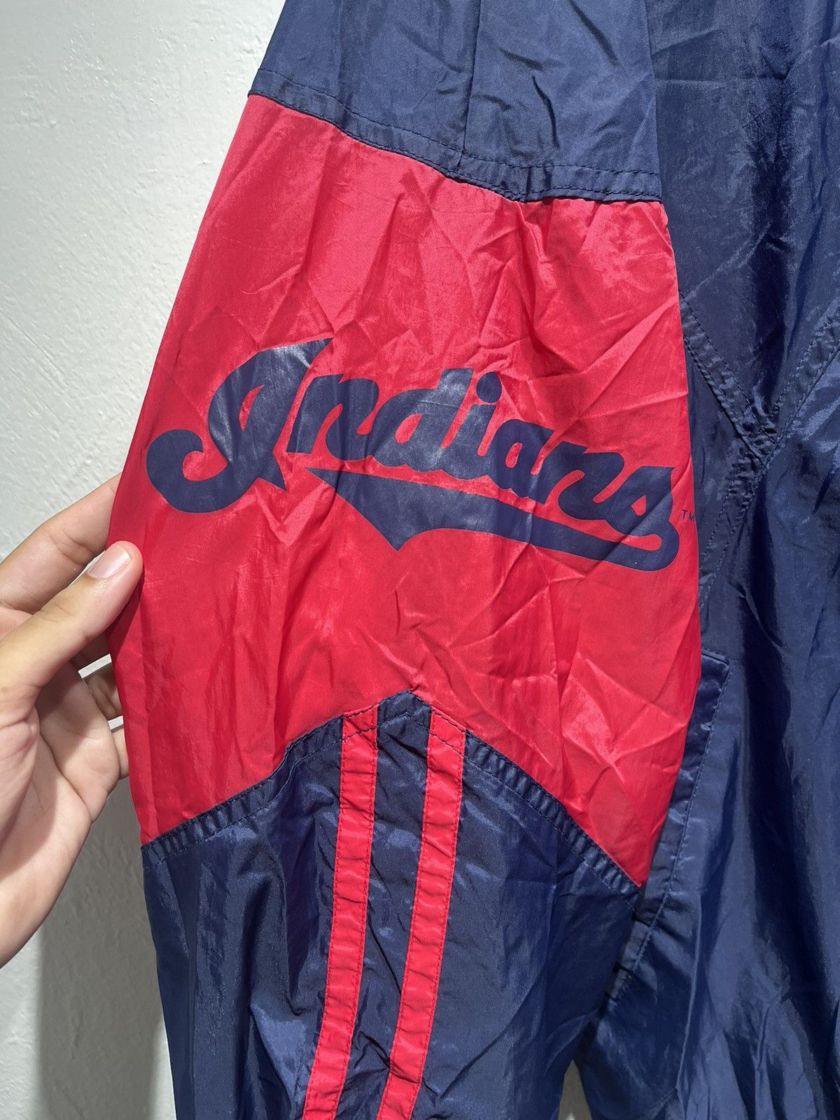 MLB × Vintage Vintage Indians windbreaker Size US XL / EU 56 / 4 - 7 Thumbnail