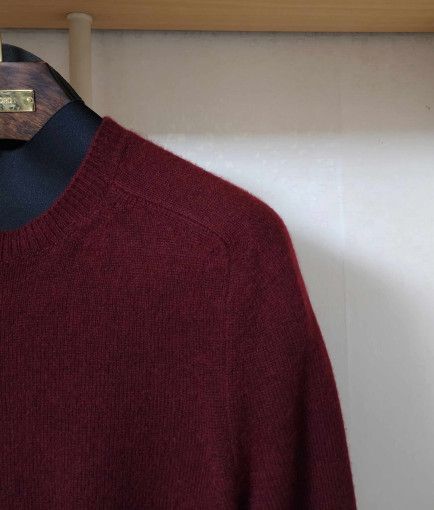 Tom Ford o1sm1stk0824 Cashmere Crewneck Knit Sweater in Wine Size US M / EU 48-50 / 2 - 2 Thumbnail