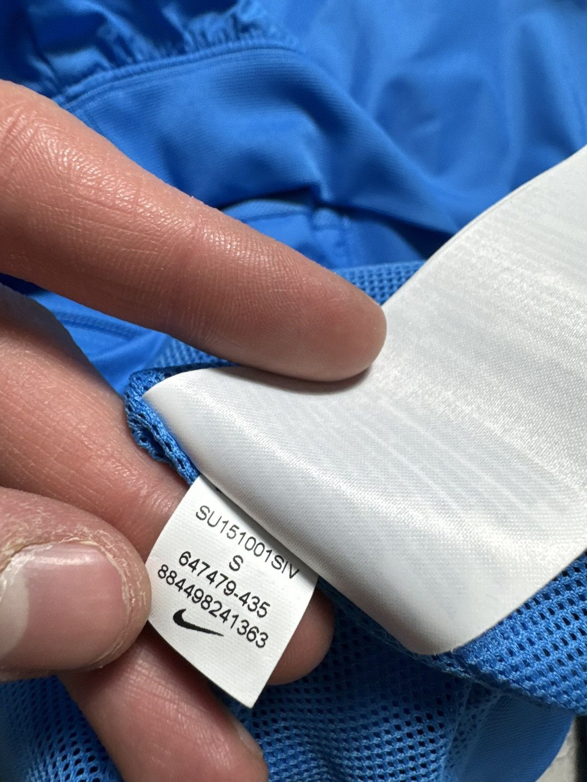 Nike Nike Vintage Nylon Track Suit Jacket & Pants Size S Blue Size US S / EU 44-46 / 1 - 8 Thumbnail