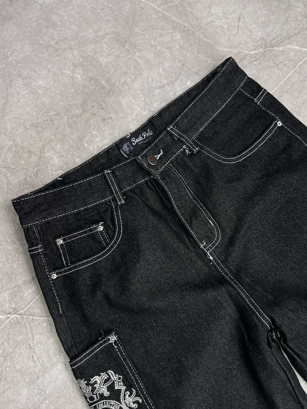 Coogi South pole hype baggy Denim Skater Jeans Wide leg y2k style Size US 32 / EU 48 - 7 Thumbnail