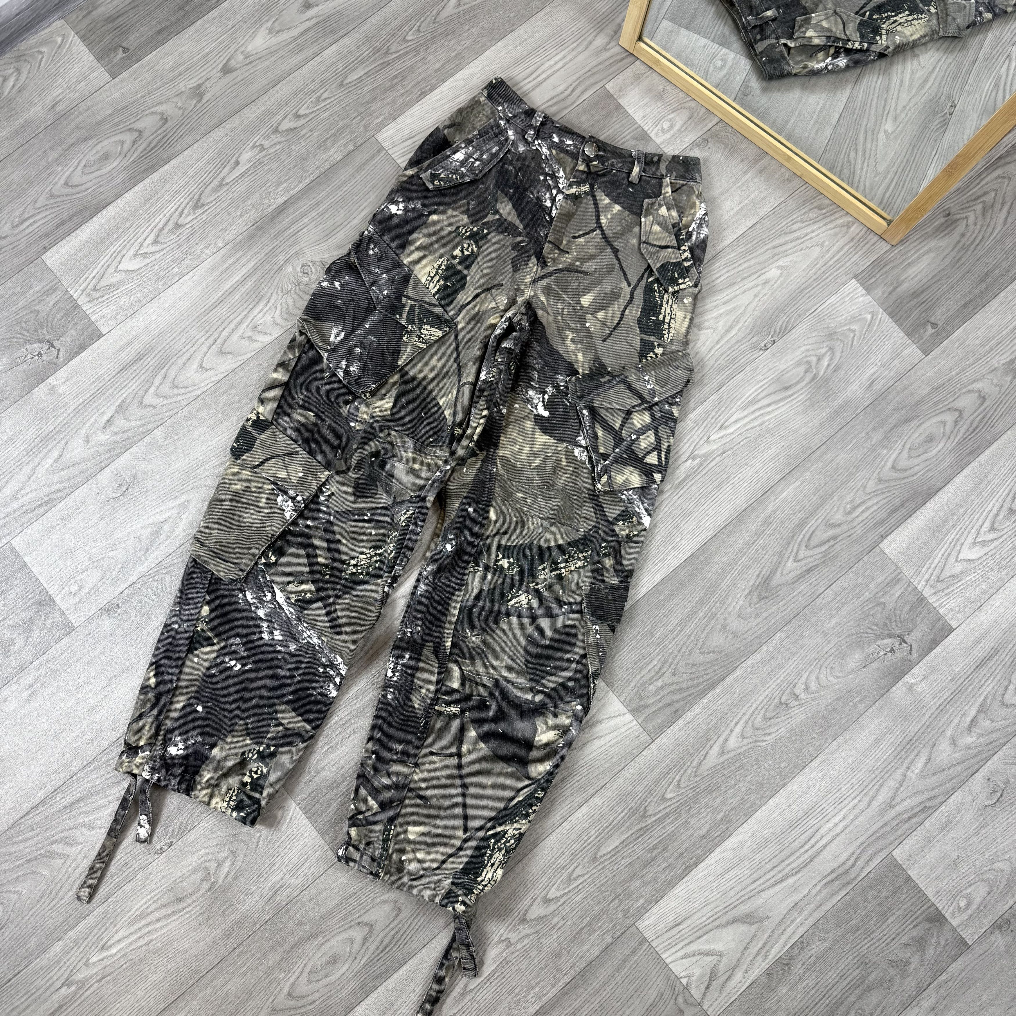Maniere De Vior Maniere De Voir Camouflage Real Tree Multipocket Cargo Pants Size 24" / US 00 / IT 34 - 5 Thumbnail