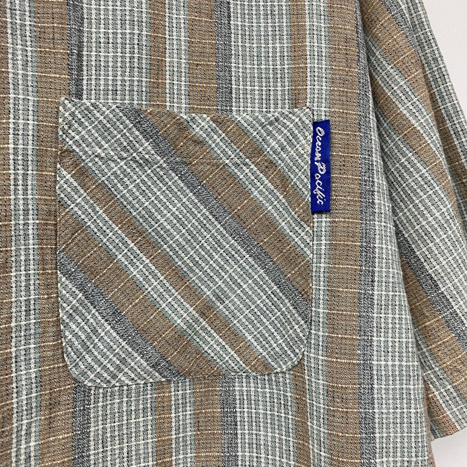 Ocean Pacific Vintage OP Ocean Pacific Short Sleeve Button Up Shirt Size US L / EU 52-54 / 3 - 4 Thumbnail