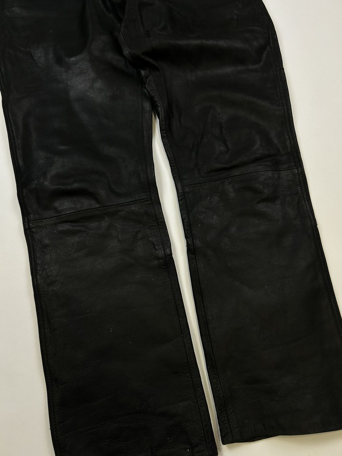Japanese Brand × Vintage Vintage Real leather biker pants Size US 36 / EU 52 - 4 Thumbnail