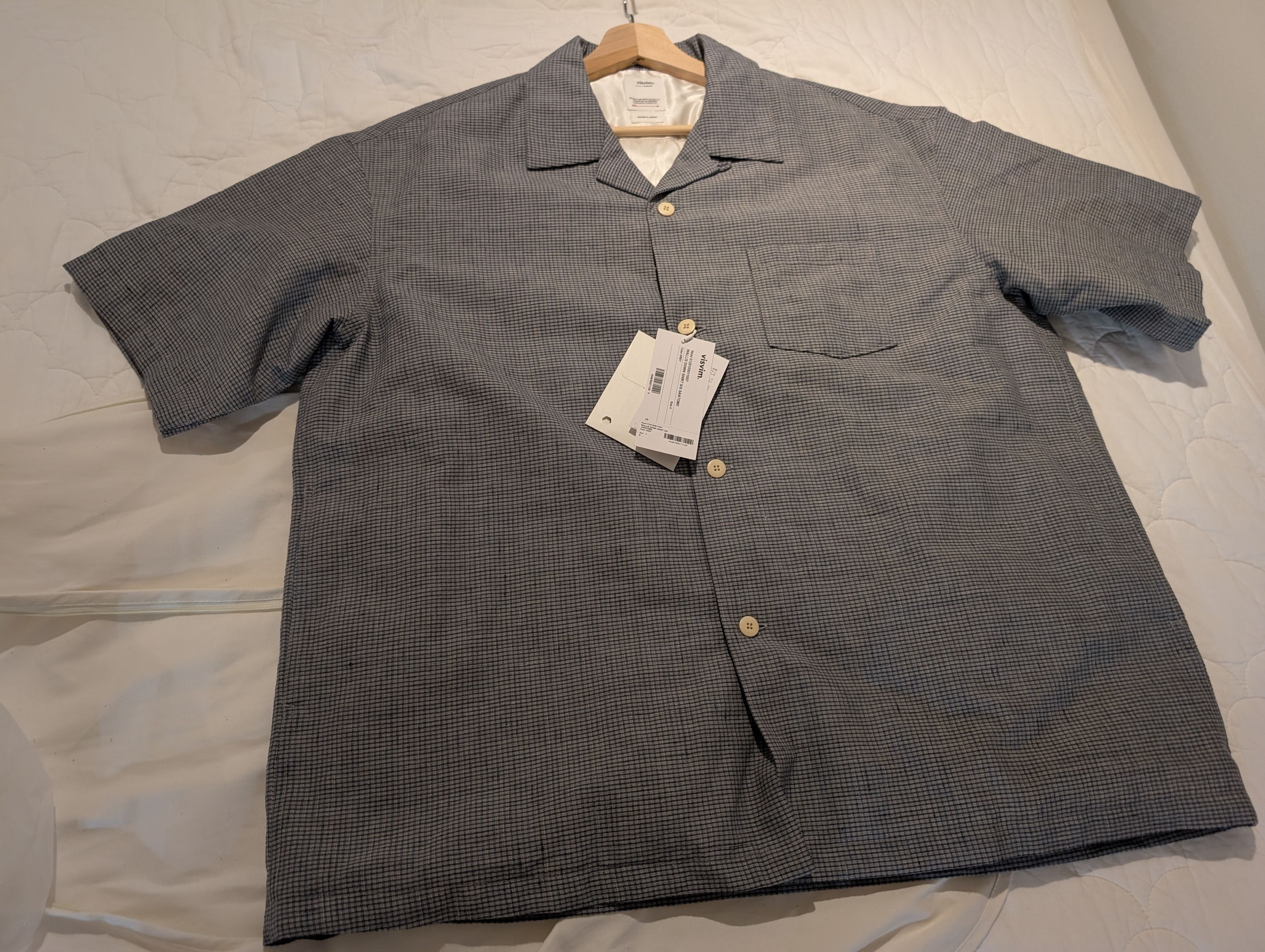 Visvim Wallis Down Shirt S/S Santome Size US XL / EU 56 / 4 - 3 Thumbnail