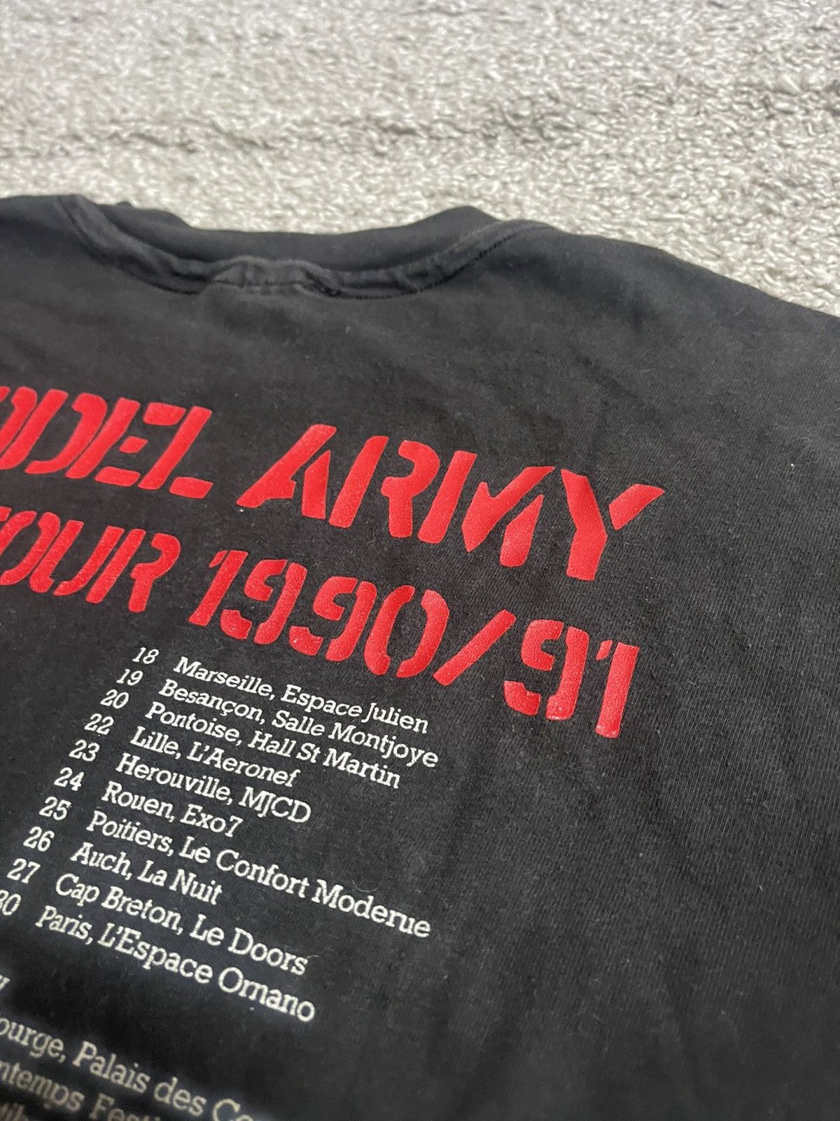 Band Tees × Vintage 1991 NEW MODEL ARMY IMPURITY RARE ARCHIVE HANES size XL Size US XL / EU 56 / 4 - 14 Thumbnail