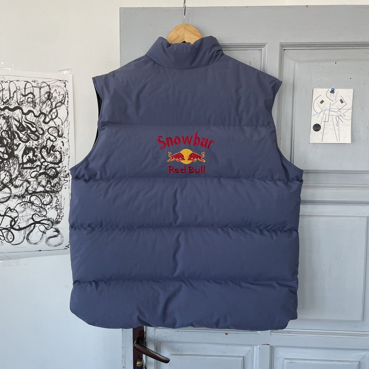 Red Bull × Vintage Vintage Red Bull Rare Vest Double Logo style Y2k sz L Size US L / EU 52-54 / 3 - 1 Thumbnail