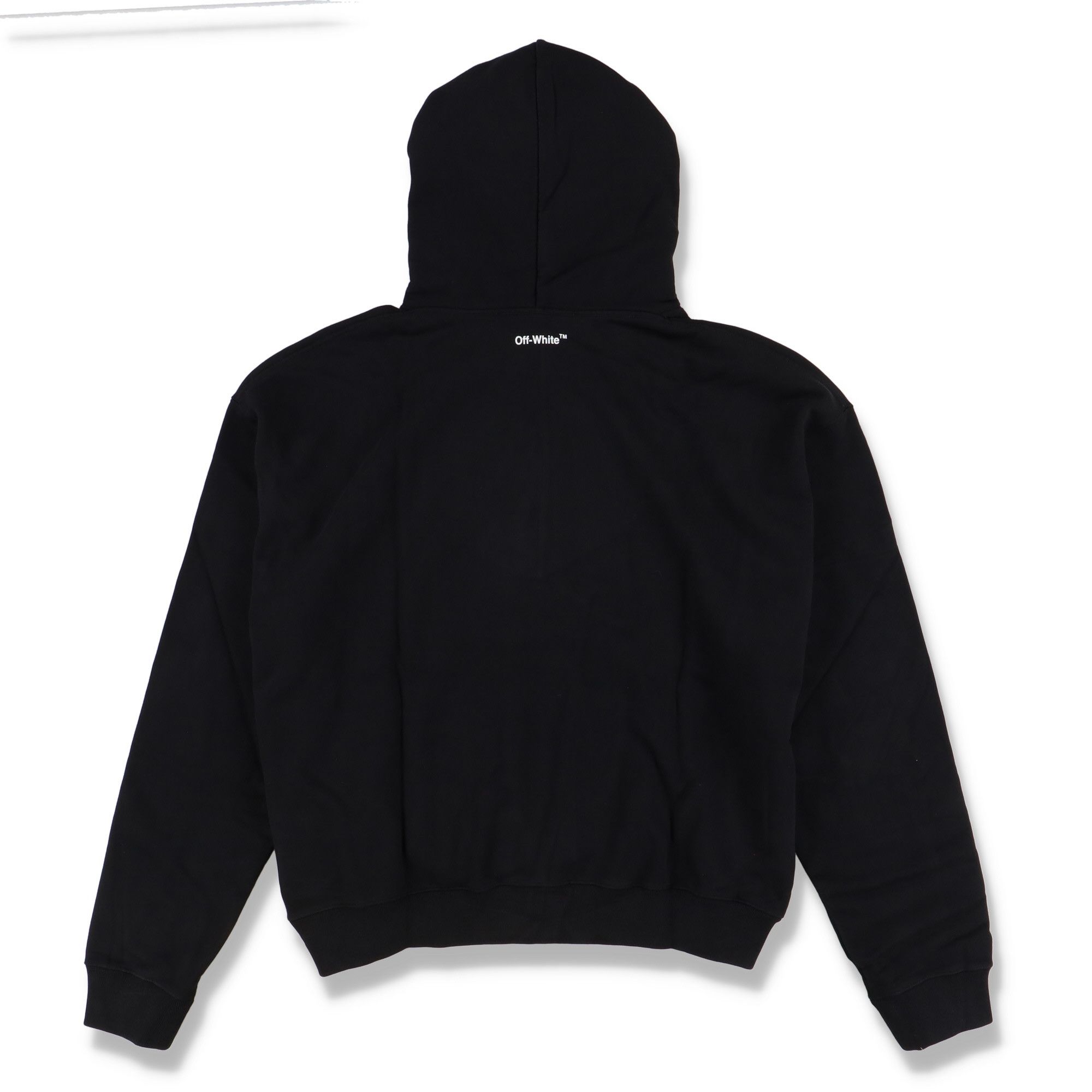 Off-White Black Mona Lisa Logo Oversized Hoodie Size US XXL / EU 58 / 5 - 6 Thumbnail
