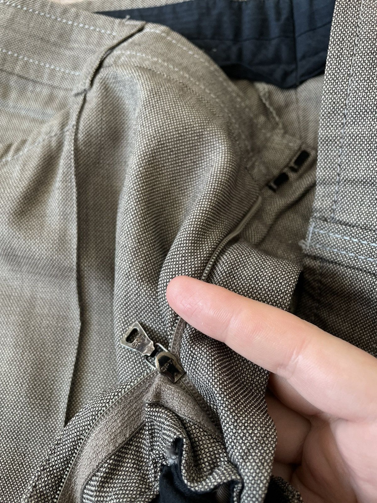 Prada Prada Vintage Wide Leg Wool Pant Trousers Size 56 Size US 36 / EU 52 - 7 Thumbnail