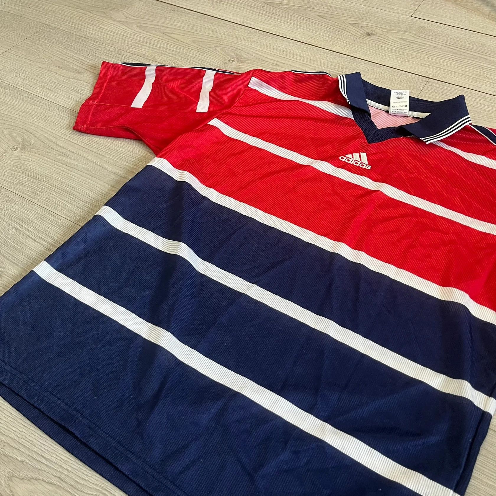 Adidas adidas 90's football polo Size US XL / EU 56 / 4 - 4 Thumbnail