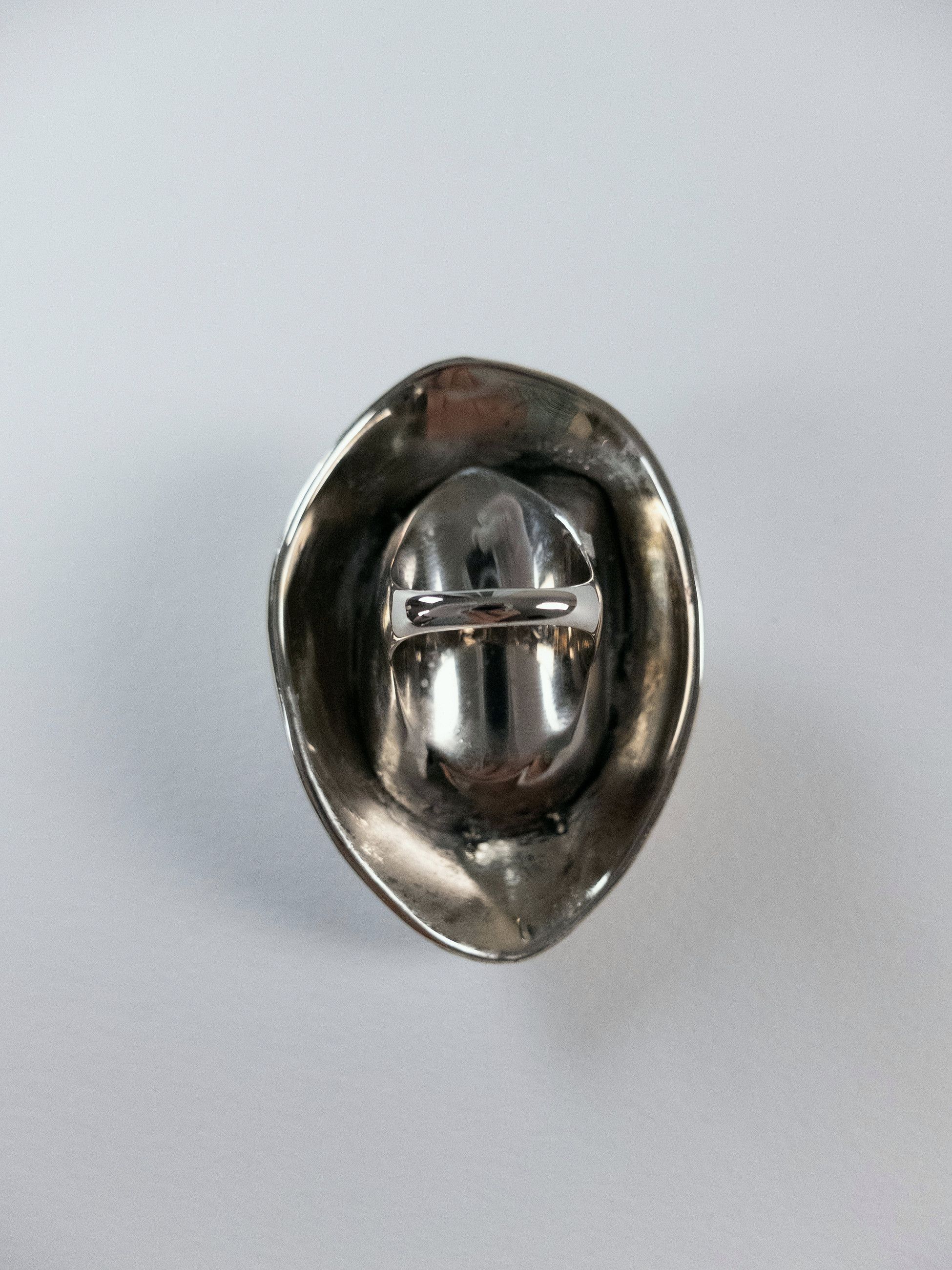 Alexander McQueen ALEXANDER MCQUEEN Aura silver tone metal ring 6 / 13 q Size ONE SIZE - 10 Thumbnail
