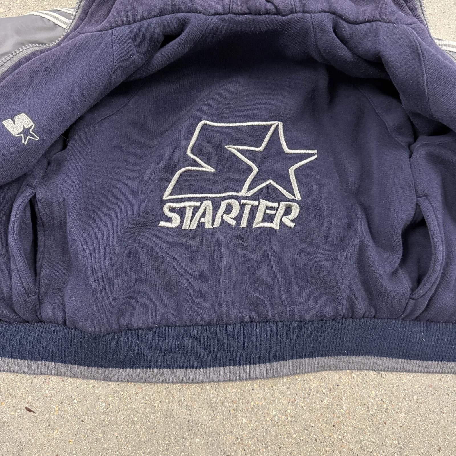 Starter Vtg 90s Kids Reversible Starter Full Zip Hooded Jacket - S Size US S / EU 44-46 / 1 - 8 Thumbnail