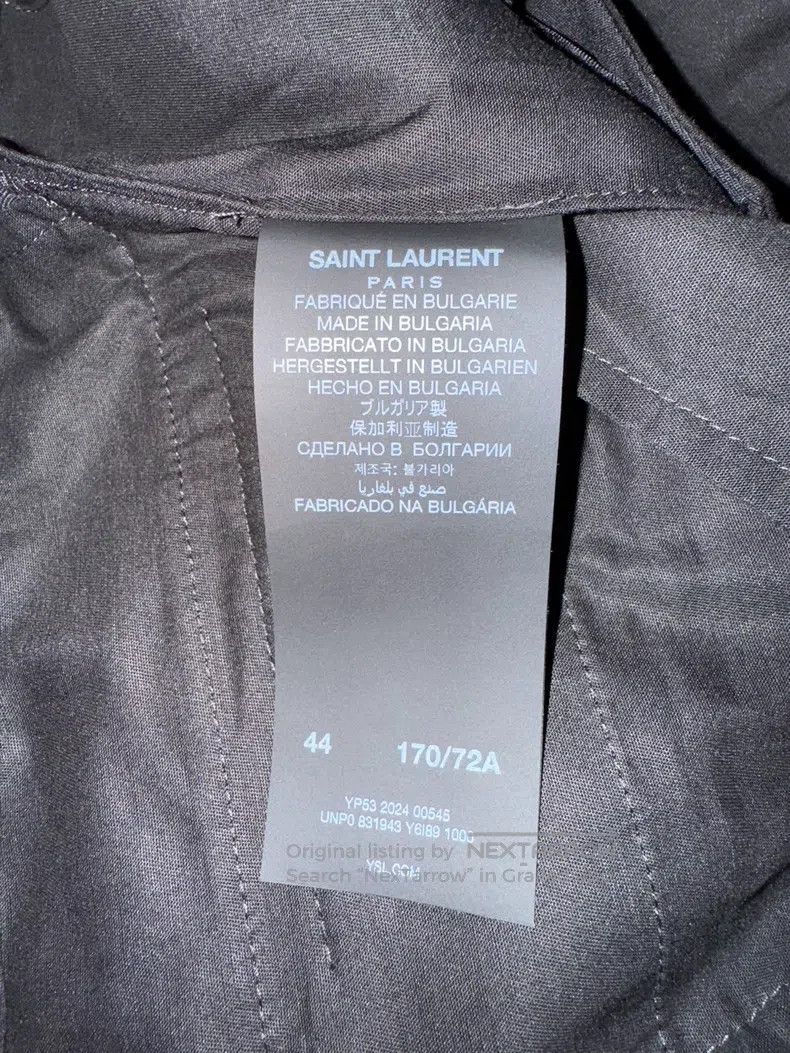 Saint Laurent Paris Saint Laurent Paris Men's Suit Pants Size US 28 / EU 44 - 3 Thumbnail