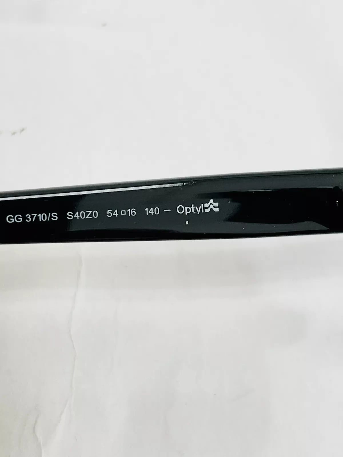 Gucci GUCCI Black Unisex Square Blue 3710 Gg3710S Sunglasses Size ONE SIZE - 4 Thumbnail