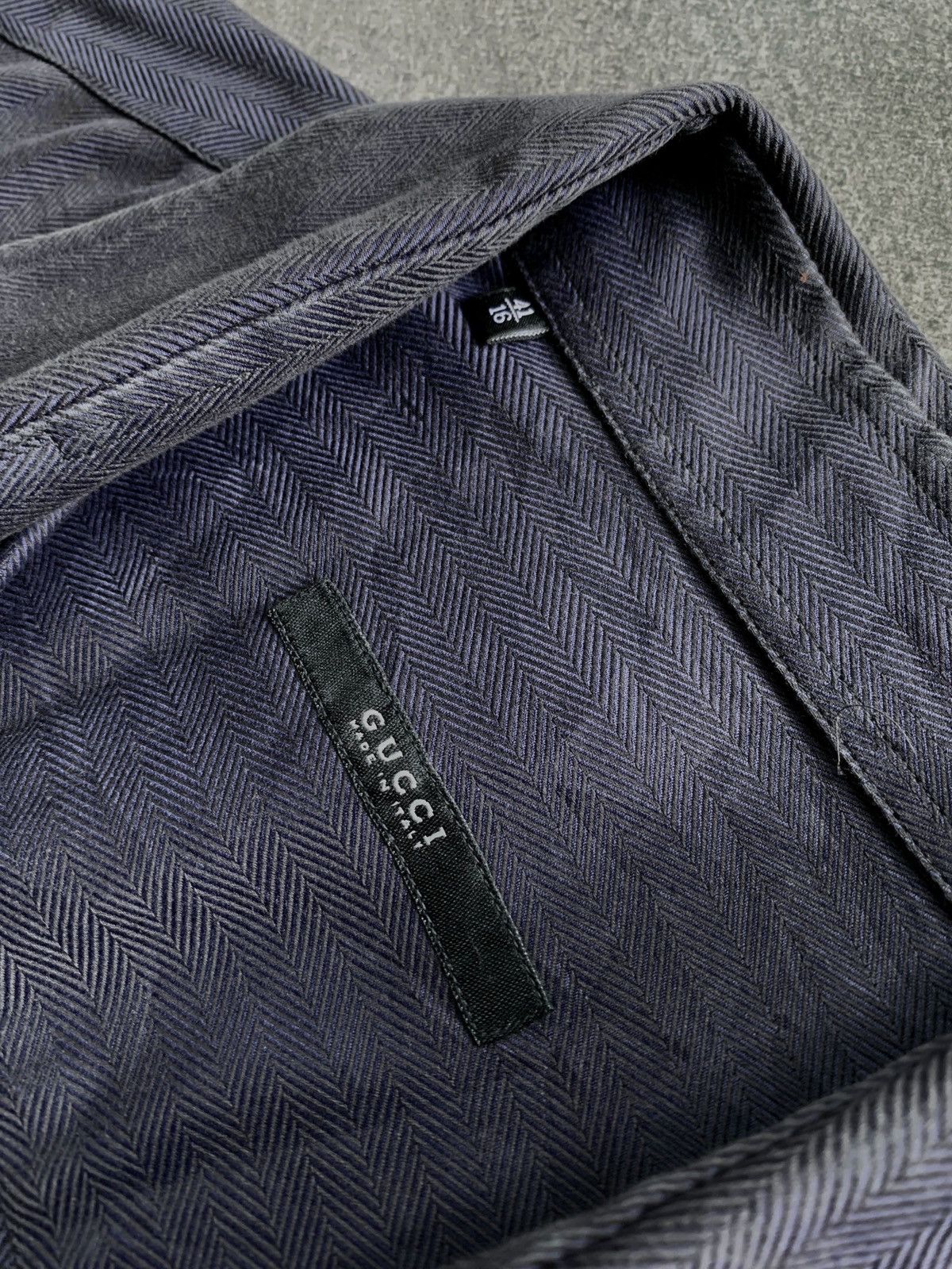 Gucci FREE TAX! Cotton Weave Ls Shirt by Tom Ford Size US M / EU 48-50 / 2 - 7 Thumbnail