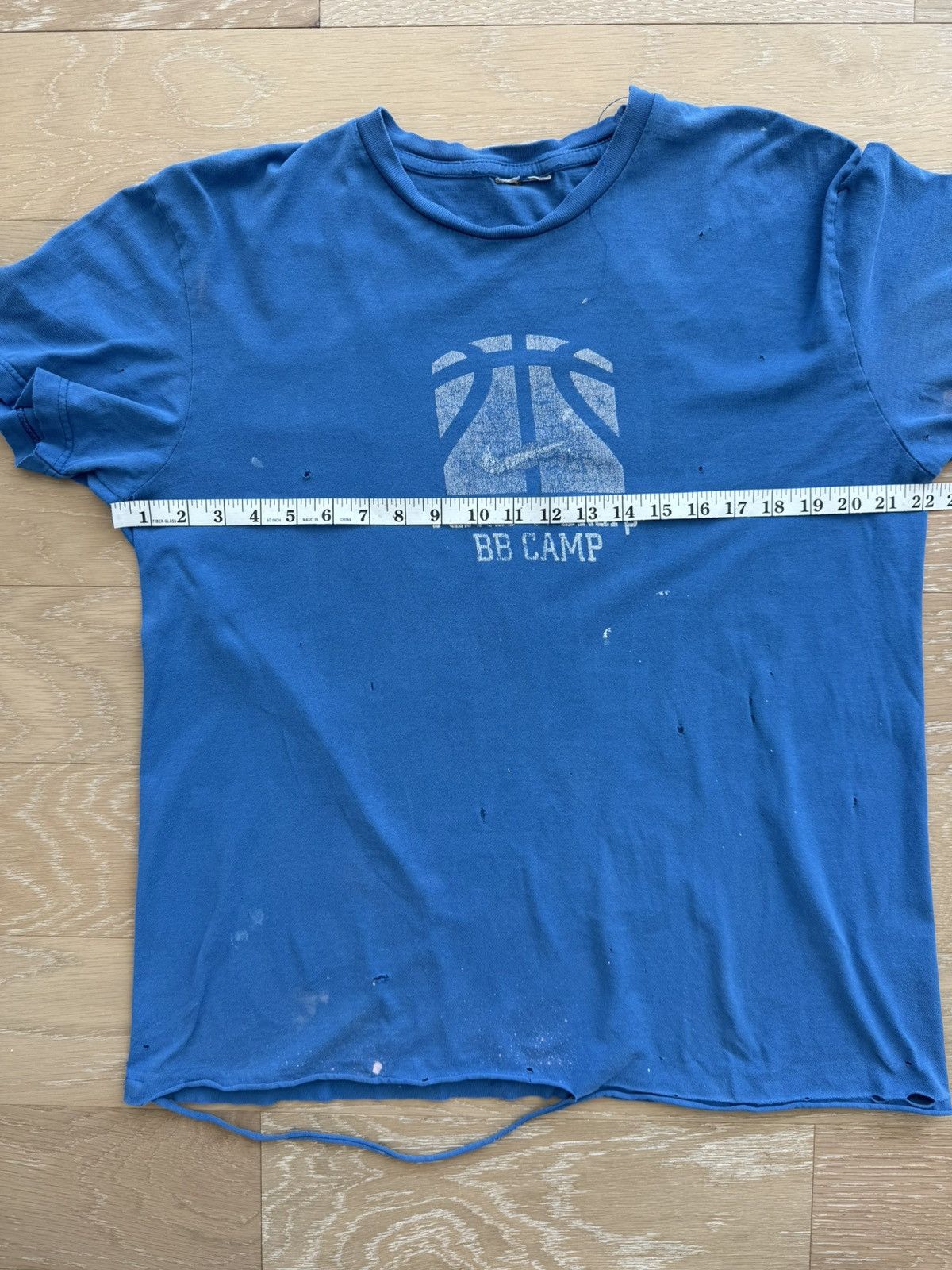 Nike Distressed Nike Basketball Camp grunge Y2K Size US L / EU 52-54 / 3 - 8 Thumbnail