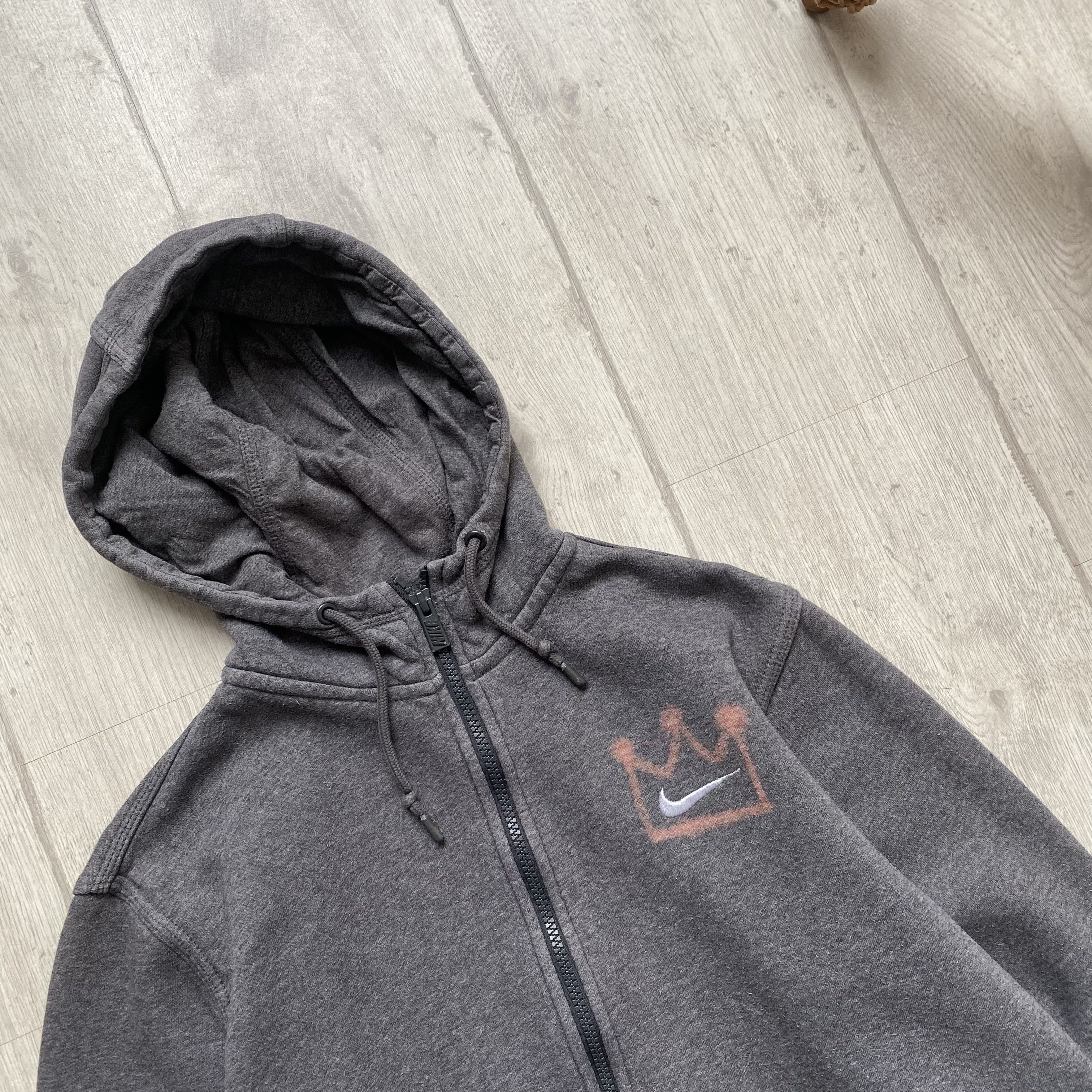 Nike 🔥King Nike Big Swoosh Custom Hoodie Vintage Y2K Handmade Size US M / EU 48-50 / 2 - 3 Thumbnail