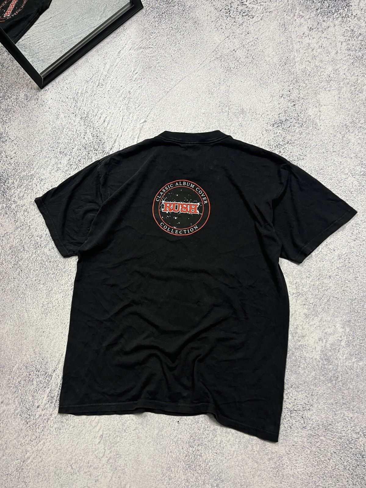 Band Tees × Vintage Rush 2112 Faded Rare Vintage Y2K Boxy Fit T Shirt 2000’s Size US L / EU 52-54 / 3 - 6 Thumbnail