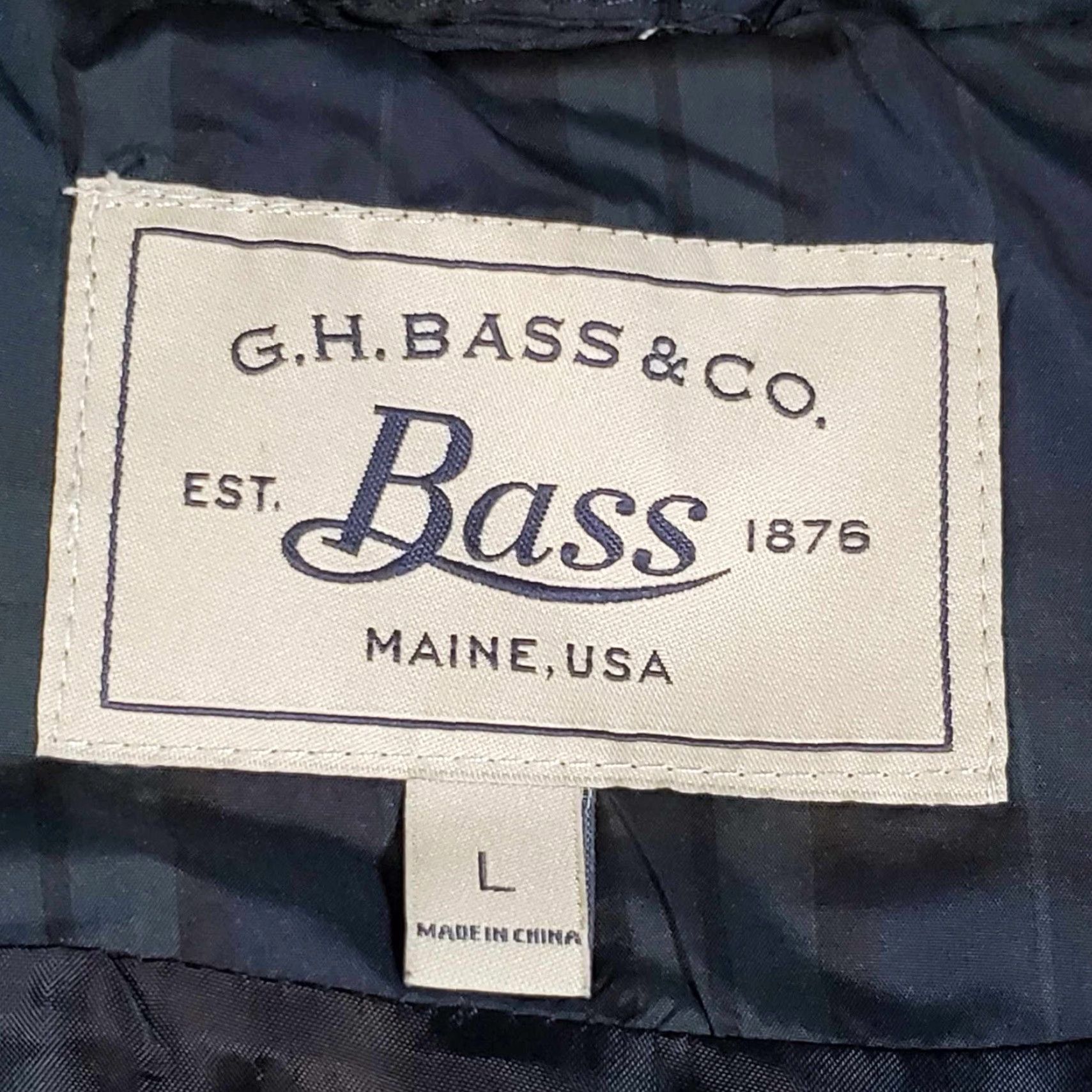 Vintage VINTAGE GH Bass & Co Vest Womens Large Blue Plaid Puffer Duck Down Hunting Size L / US 10 / IT 46 - 3 Thumbnail