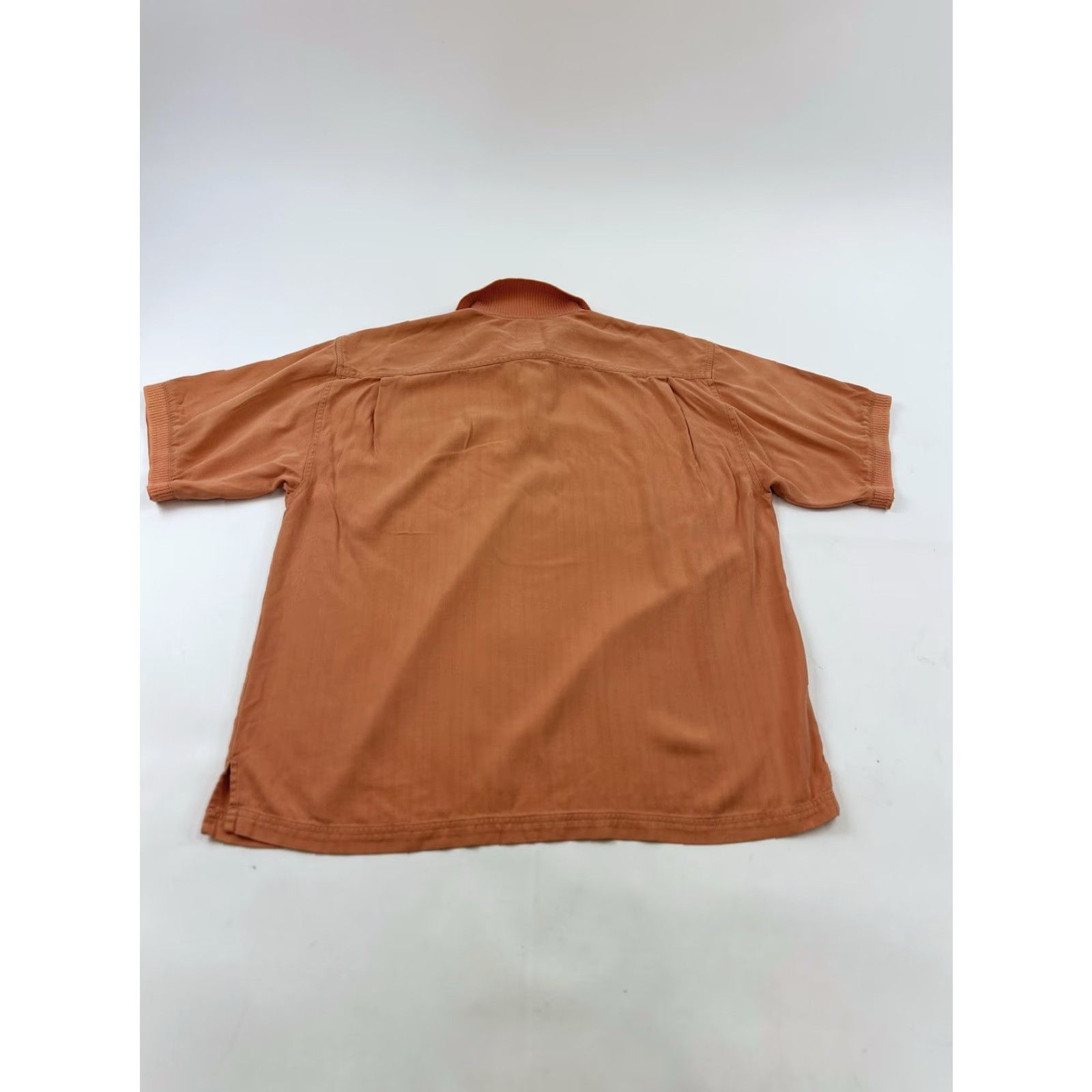 Tommy Bahama VINTAGE Tommy Bahama Polo Shirt Men’s L Large Orange Silk Golf Shirt Size US L / EU 52-54 / 3 - 2 Thumbnail
