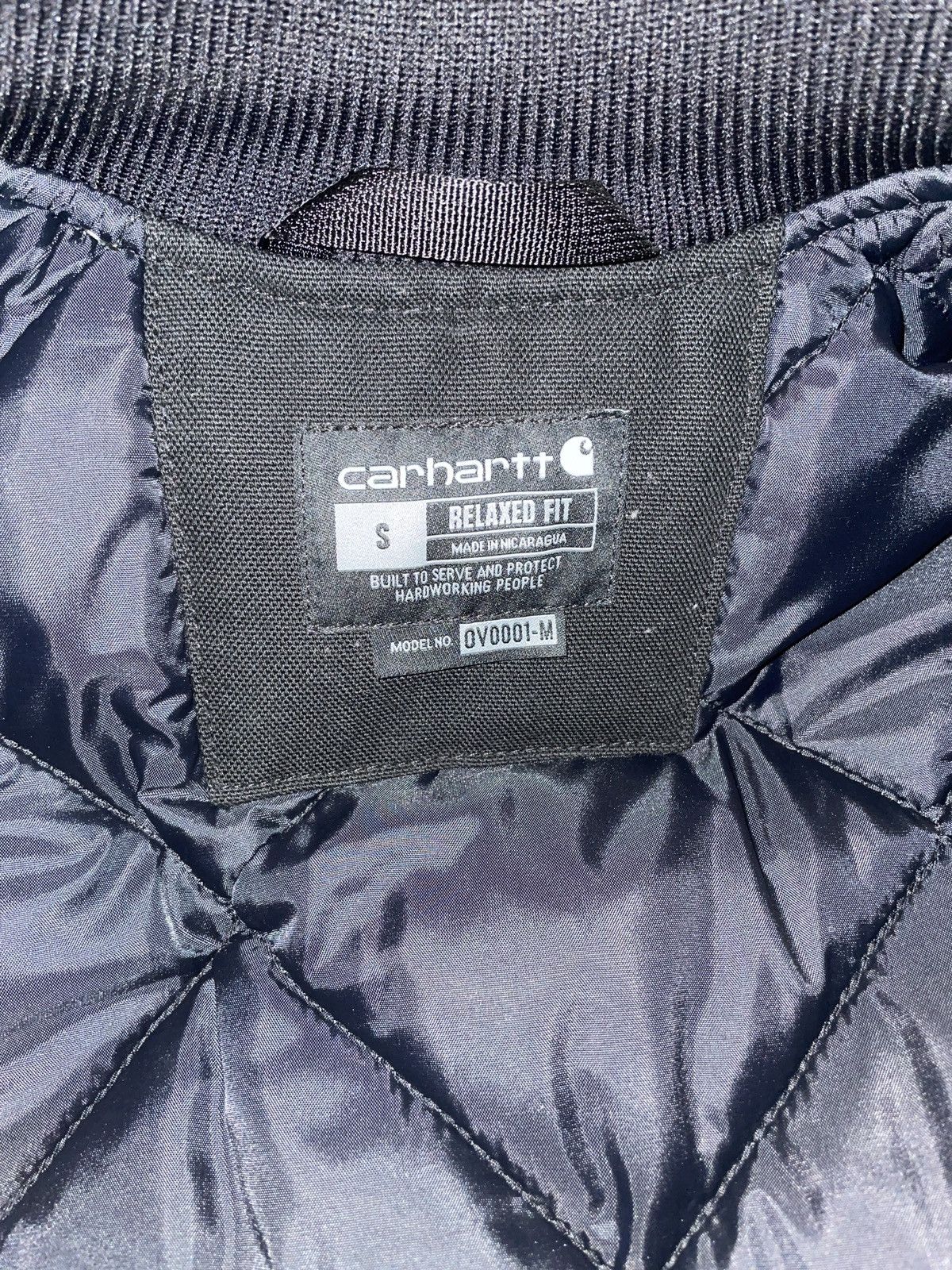 Carhartt black carhartt vest Size 34S - 1 Thumbnail