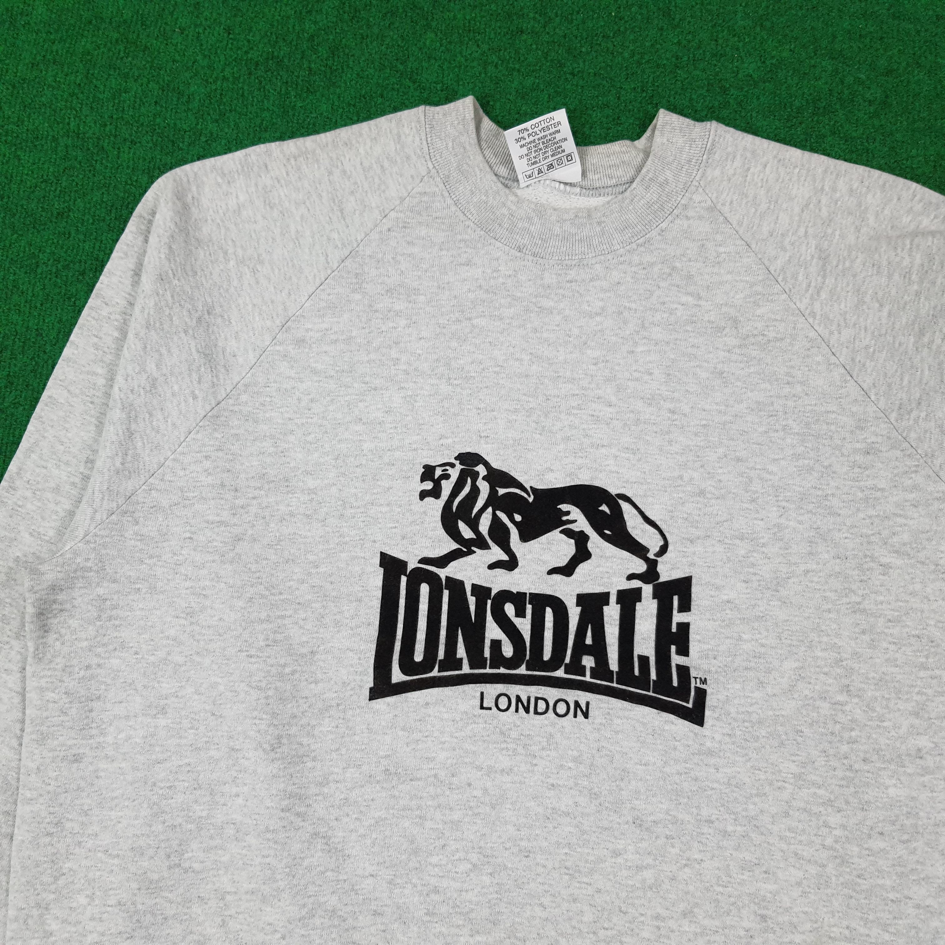 Lonsdale Vintage Lonsdale London MMA Sportswear Sweatshirt C241N3 Size US L / EU 52-54 / 3 - 2 Thumbnail