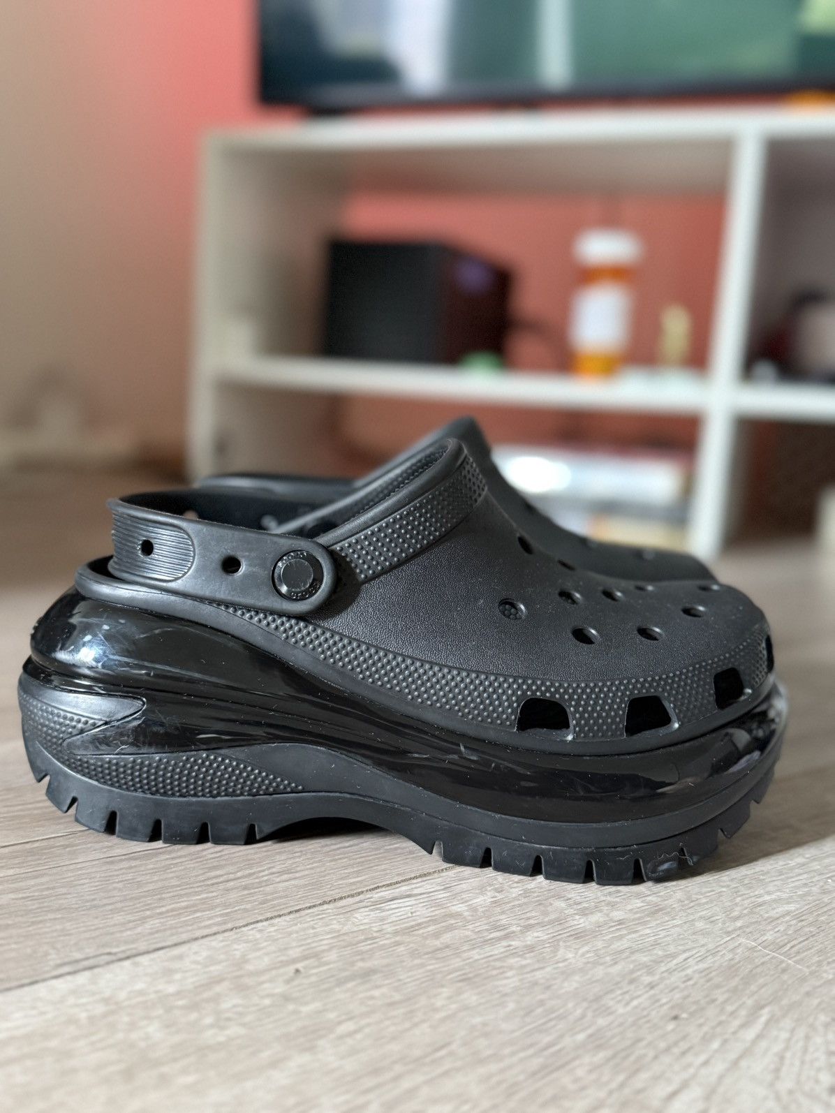 Crocs Glossy Ink Platform Crocs Size US 7 / IT 37 - 4 Thumbnail