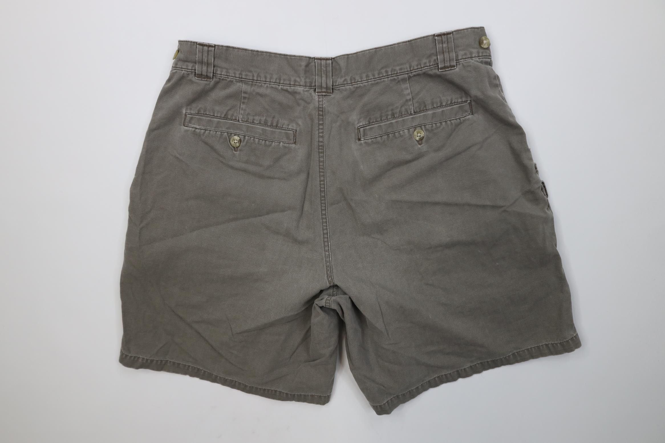 Columbia Vintage 90s Columbia Above Knee Canvas Cargo Shorts Cotton Size US 34 / EU 50 - 8 Thumbnail