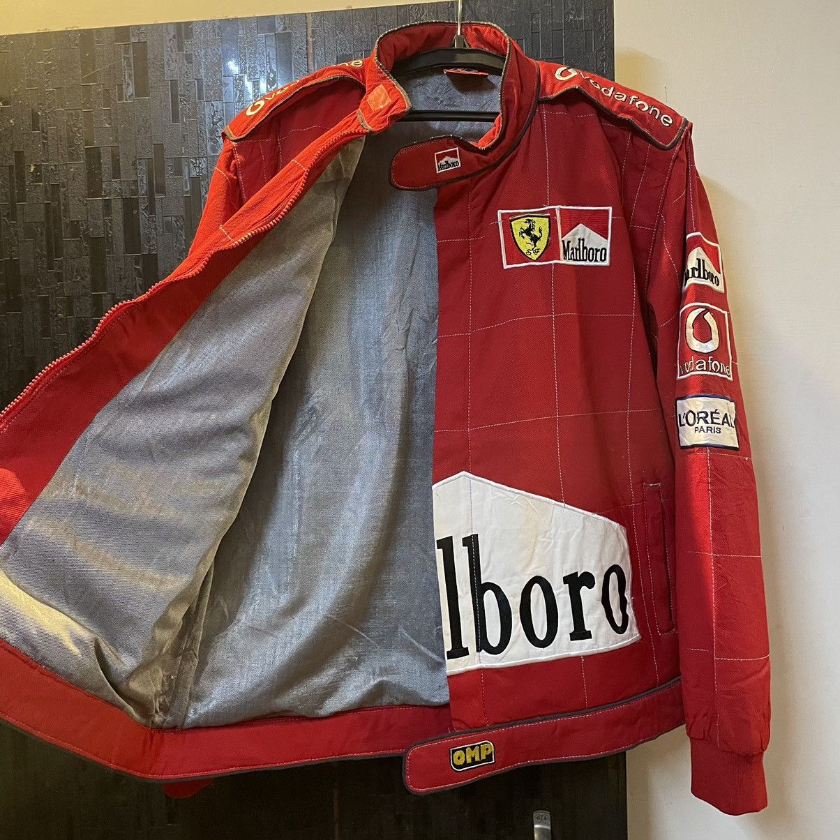 Marlboro Vintage Marlboro Ferrari Michael Schumacher F1 Racing Jacket Size US L / EU 52-54 / 3 - 13 Thumbnail