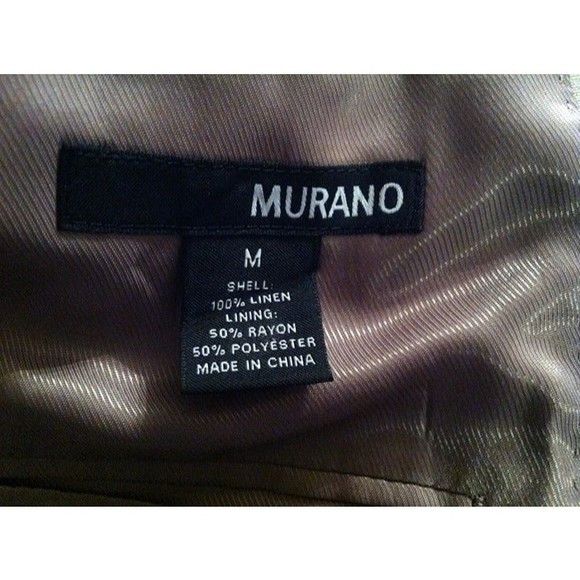 MURANO MEN'S 100%LINEN SPORT JACKET BLAZER SIZE: M