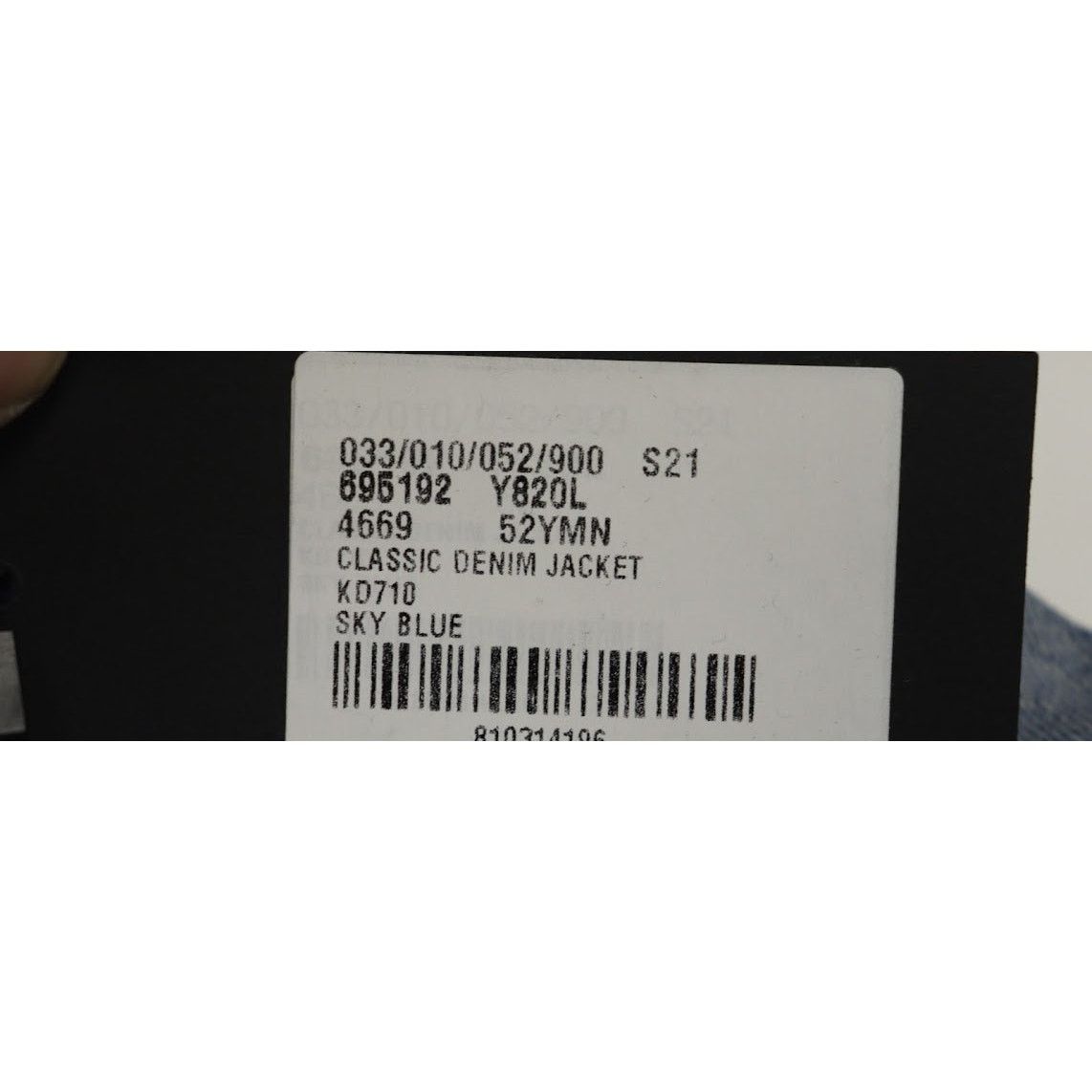 Saint Laurent Paris o1rshd1 Classic Denim Jacket in Sky Blue Size US L / EU 52-54 / 3 - 23 Thumbnail