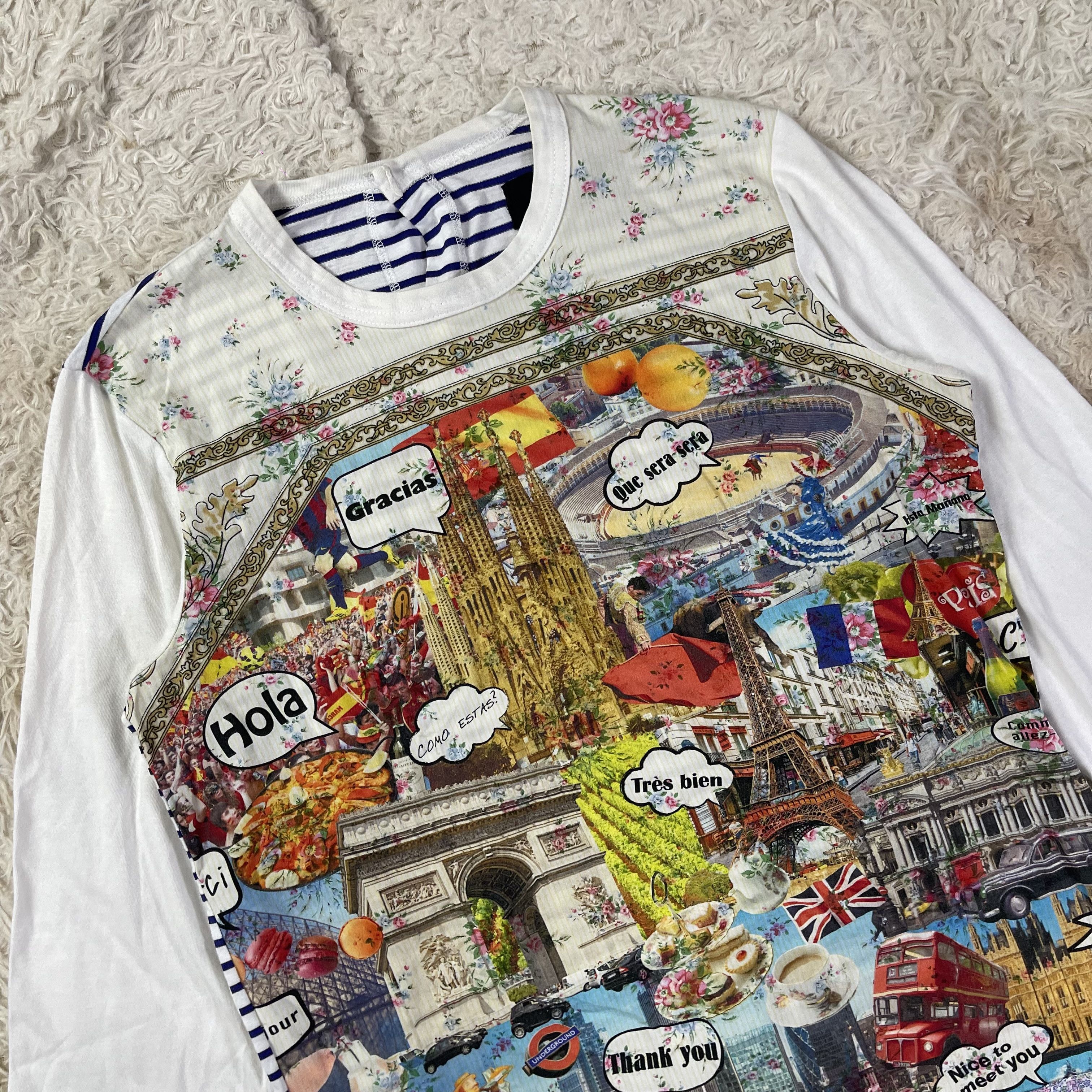 Tricot Comme des Garcons Comme des Garçons Tricot Long Sleeve Graphic Shirt Size S / US 4 / IT 40 - 2 Thumbnail