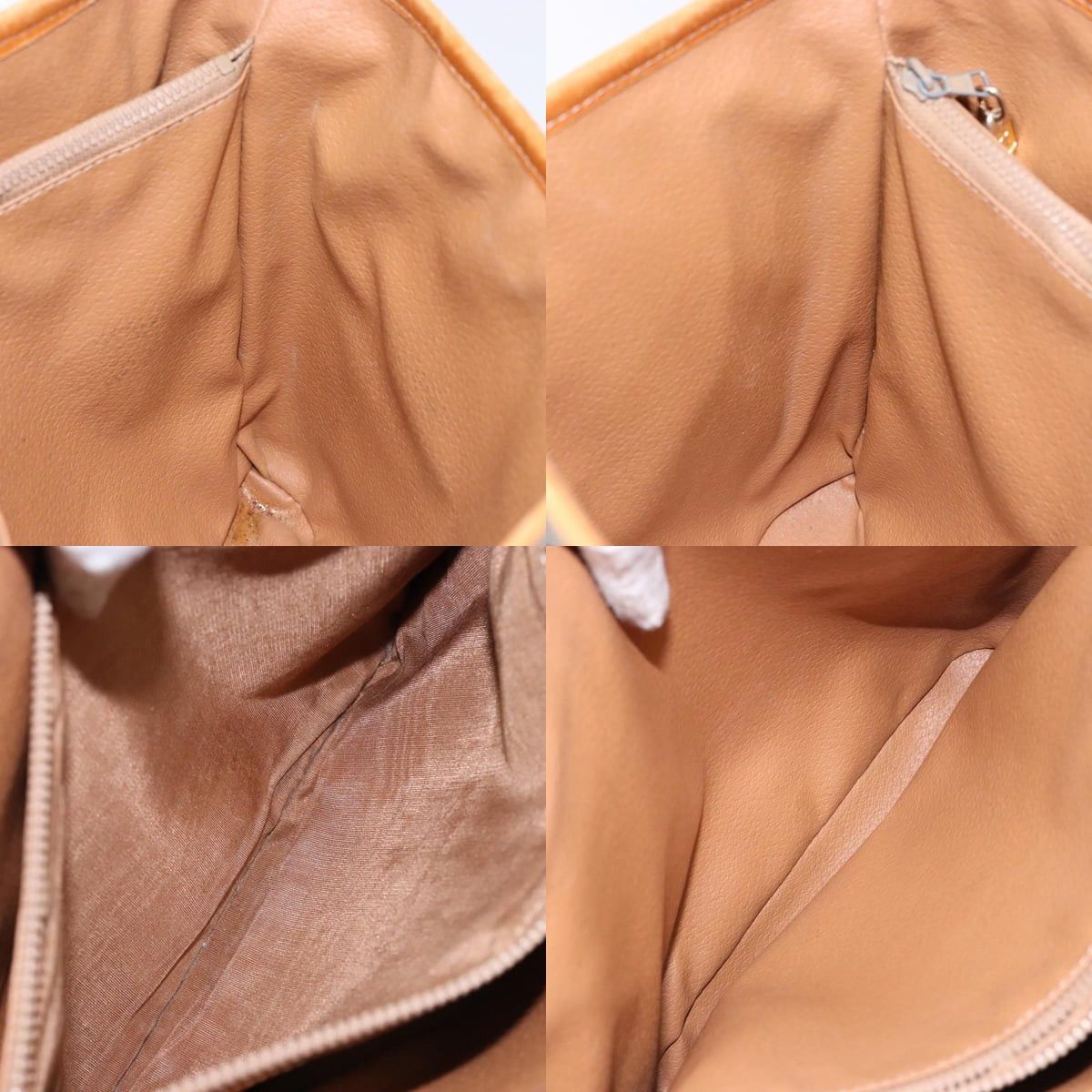 Celine CELINE Macadam Canvas Tote Bag Beige Gold Size ONE SIZE - 12 Thumbnail