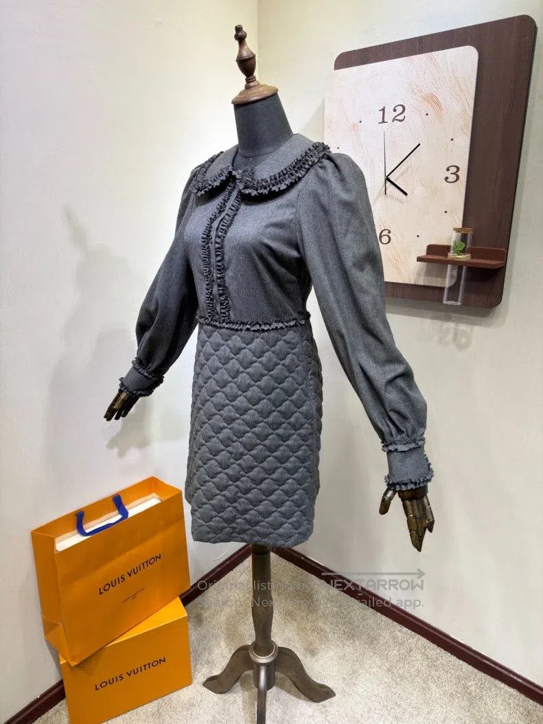 Fendi Fendi Ruffled woolen dress Size XS / US 0-2 / IT 36-38 - 3 Thumbnail