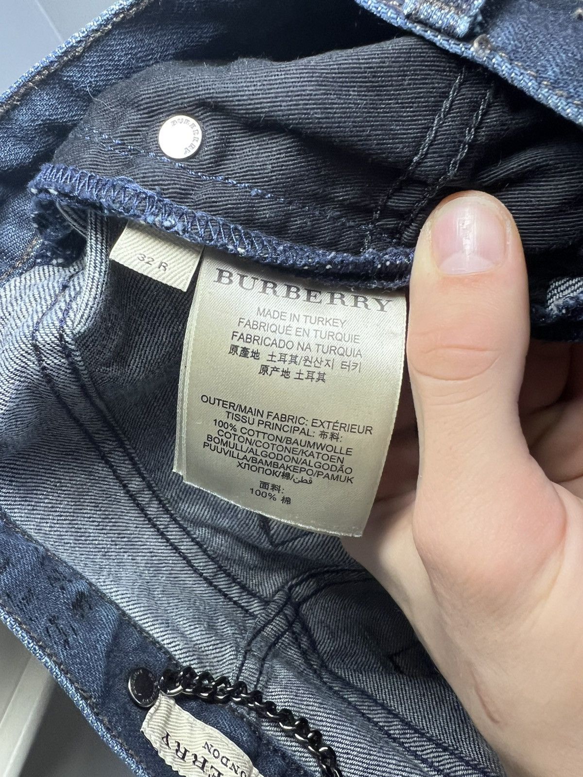 Burberry Vintage Burberry London slim blue jeans Size US 32 / EU 48 - 8 Thumbnail