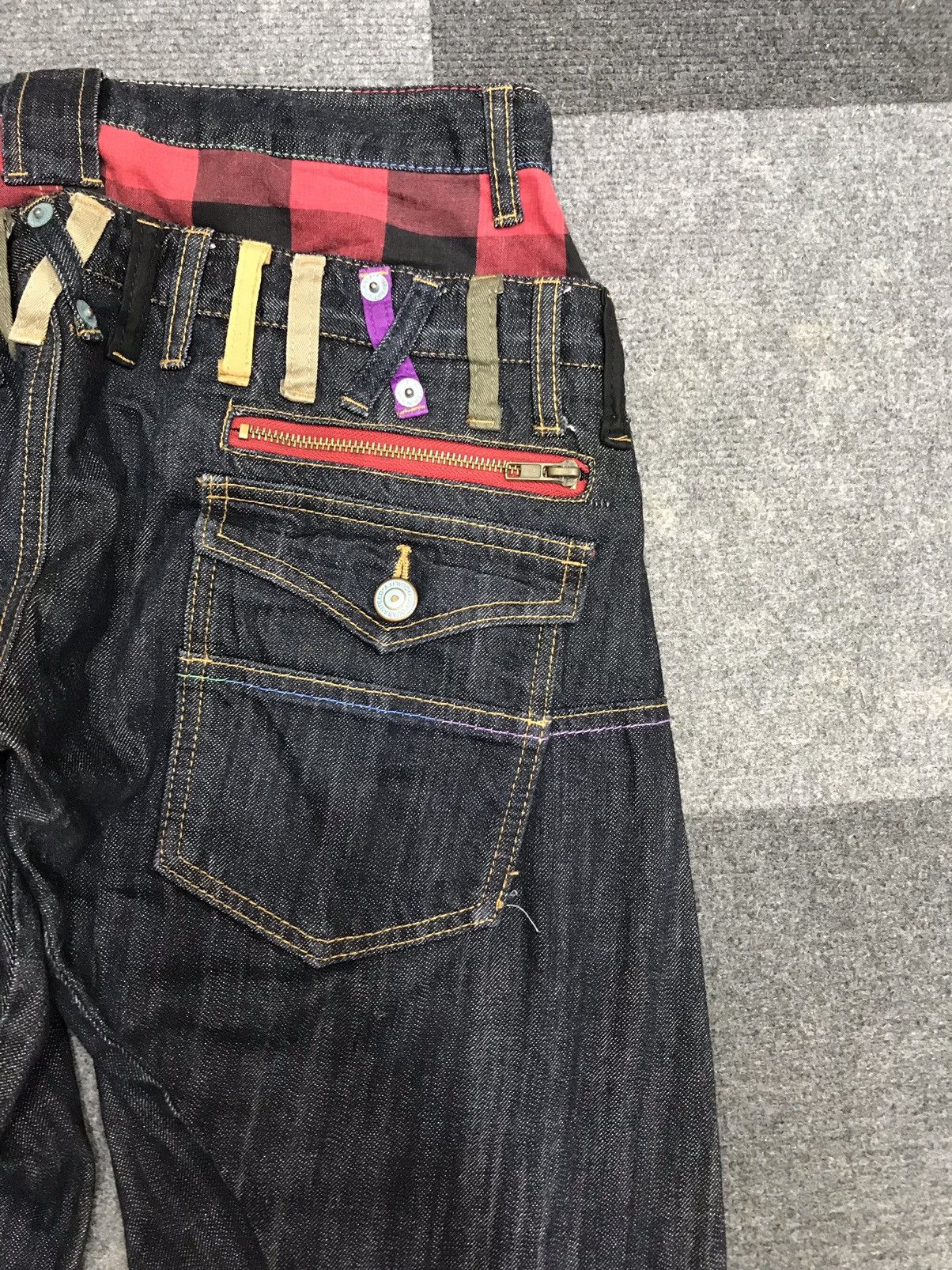 Japanese Brand 💥DOUBLE WAIST💥Sorridere Twisted Double Waist Denim F448 Size US 30 / EU 46 - 11 Thumbnail