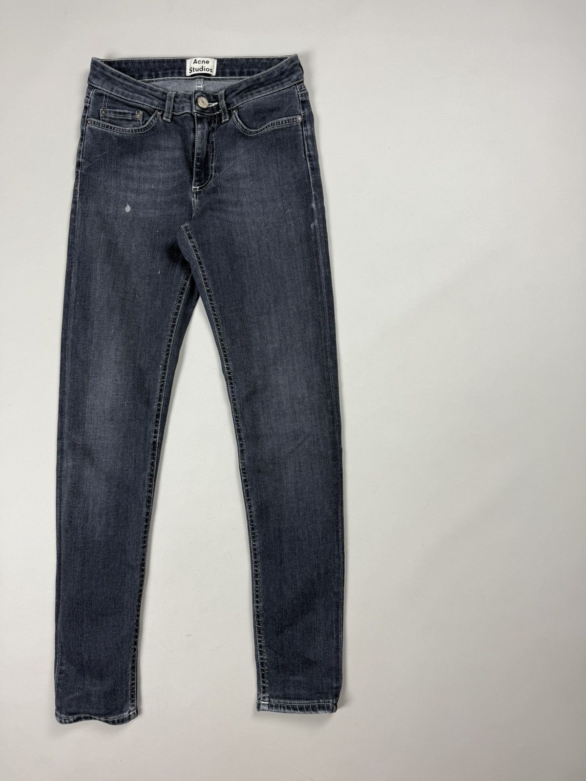 Acne Studios Acne Studios Skin 5 LT Raven Ladies Skinny Jeans Size 24" / US 00 / IT 34 - 3 Thumbnail