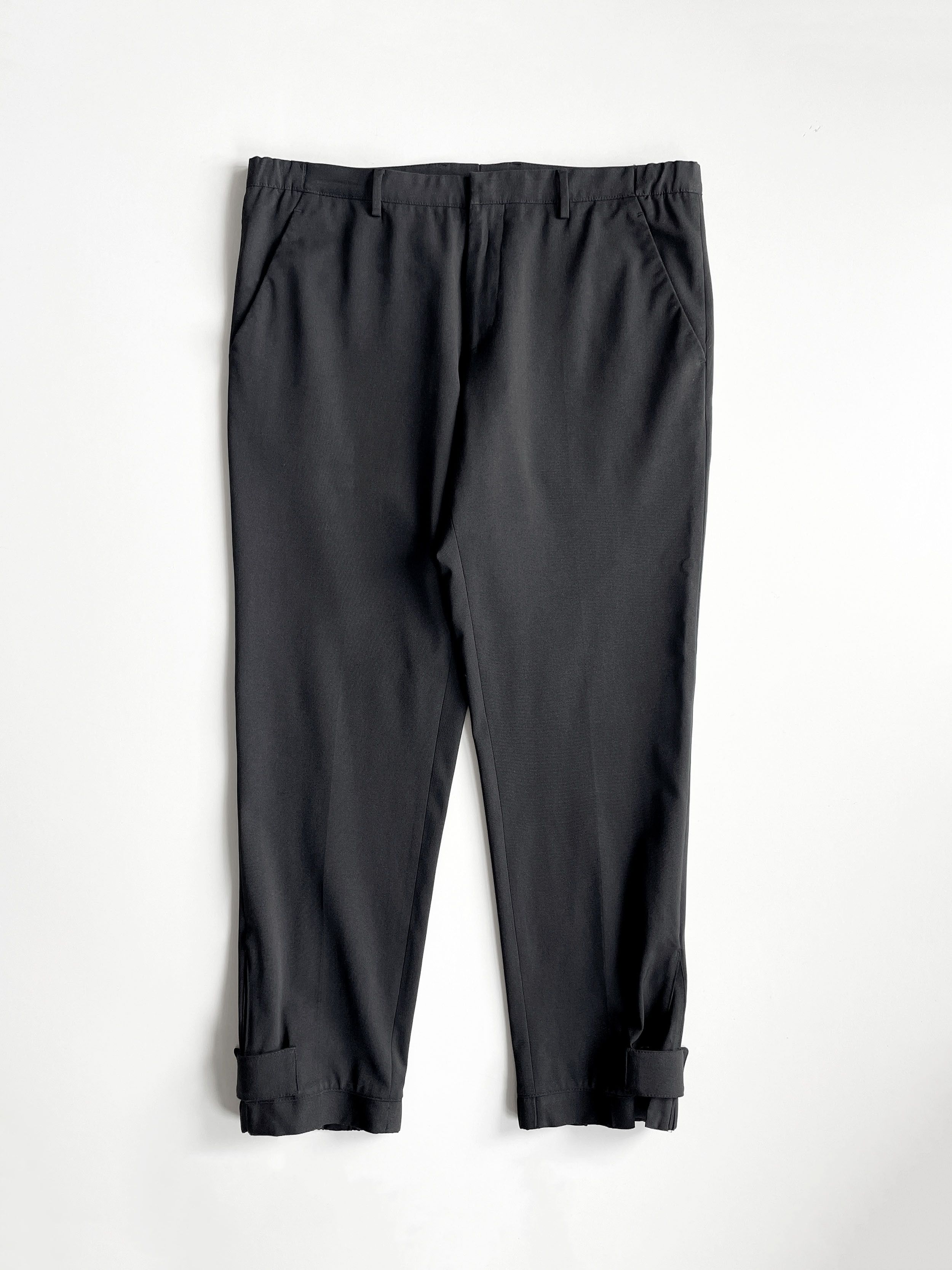 image of Prada Technical Trousers Size 52 in Black, Men's