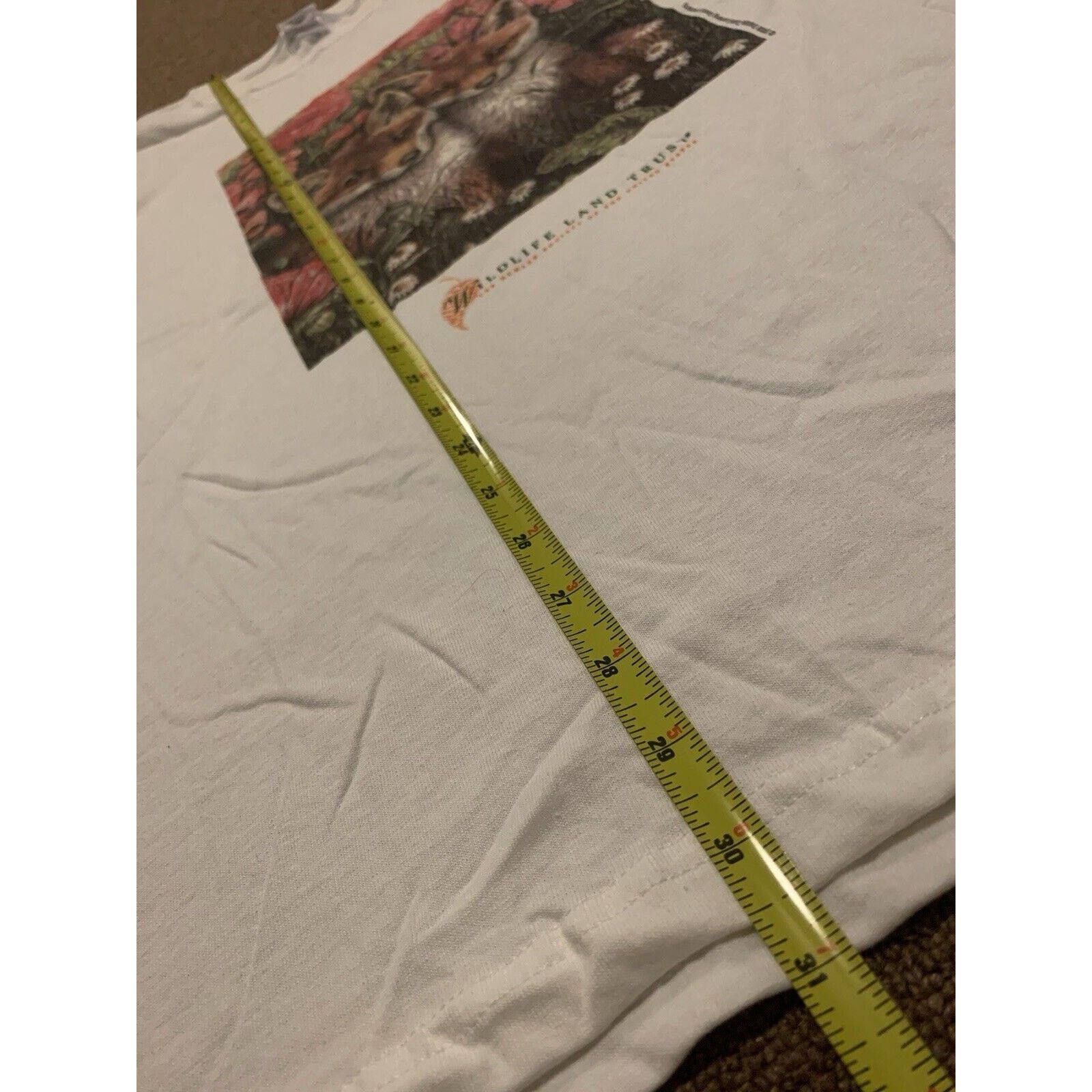 Gildan Vintage 00s Wildlife Land Trust Shirt L Humane Society Fox Size US L / EU 52-54 / 3 - 6 Thumbnail